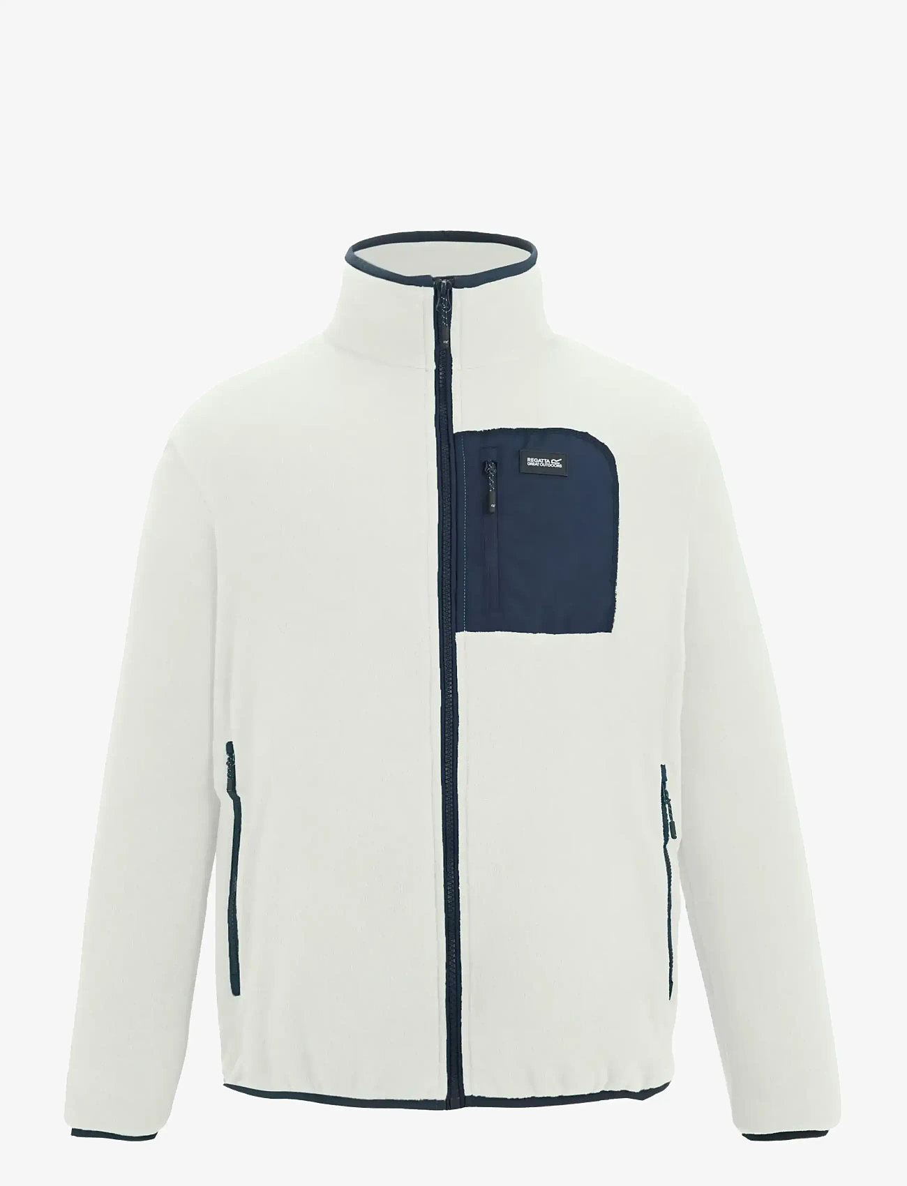Regatta - Frankie F/Z Fleece - fleece og mellemlag - whitestone/navy - 1