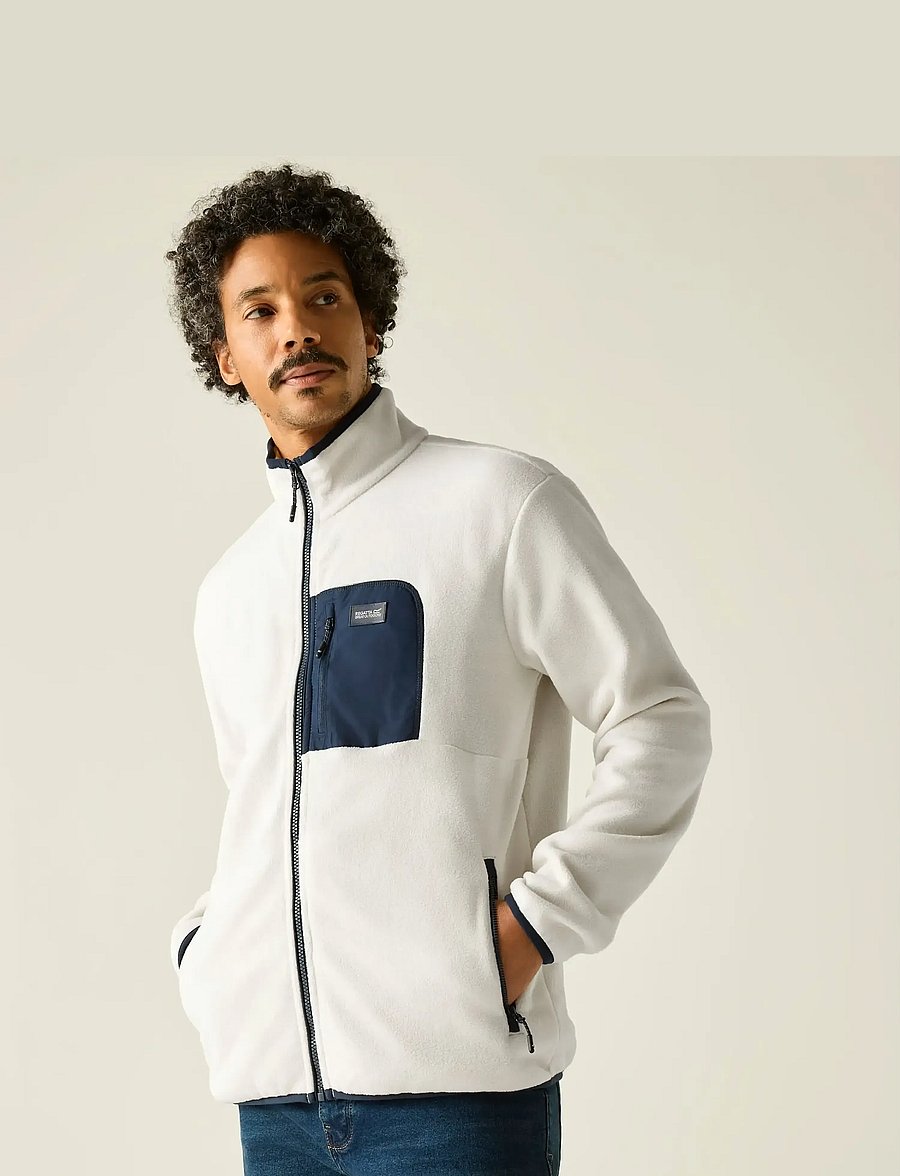 Regatta - FrankieF/ZFle - fleece & midlayer - whitestone/navy - 0
