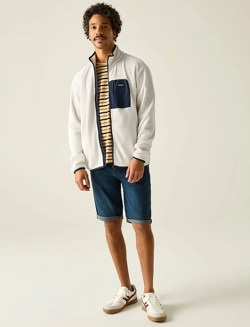 Regatta - Frankie F/Z Fleece - fleece & midlayer - whitestone/navy - 5