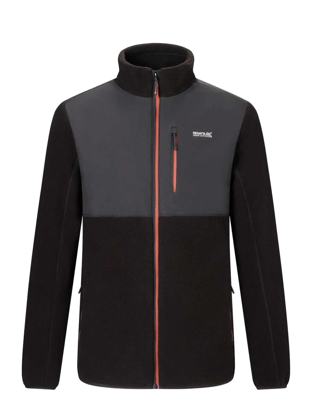 Regatta Morran WR fleece / Morran WR fleece - Regatta - BLACK (BURNT HENNA) / black