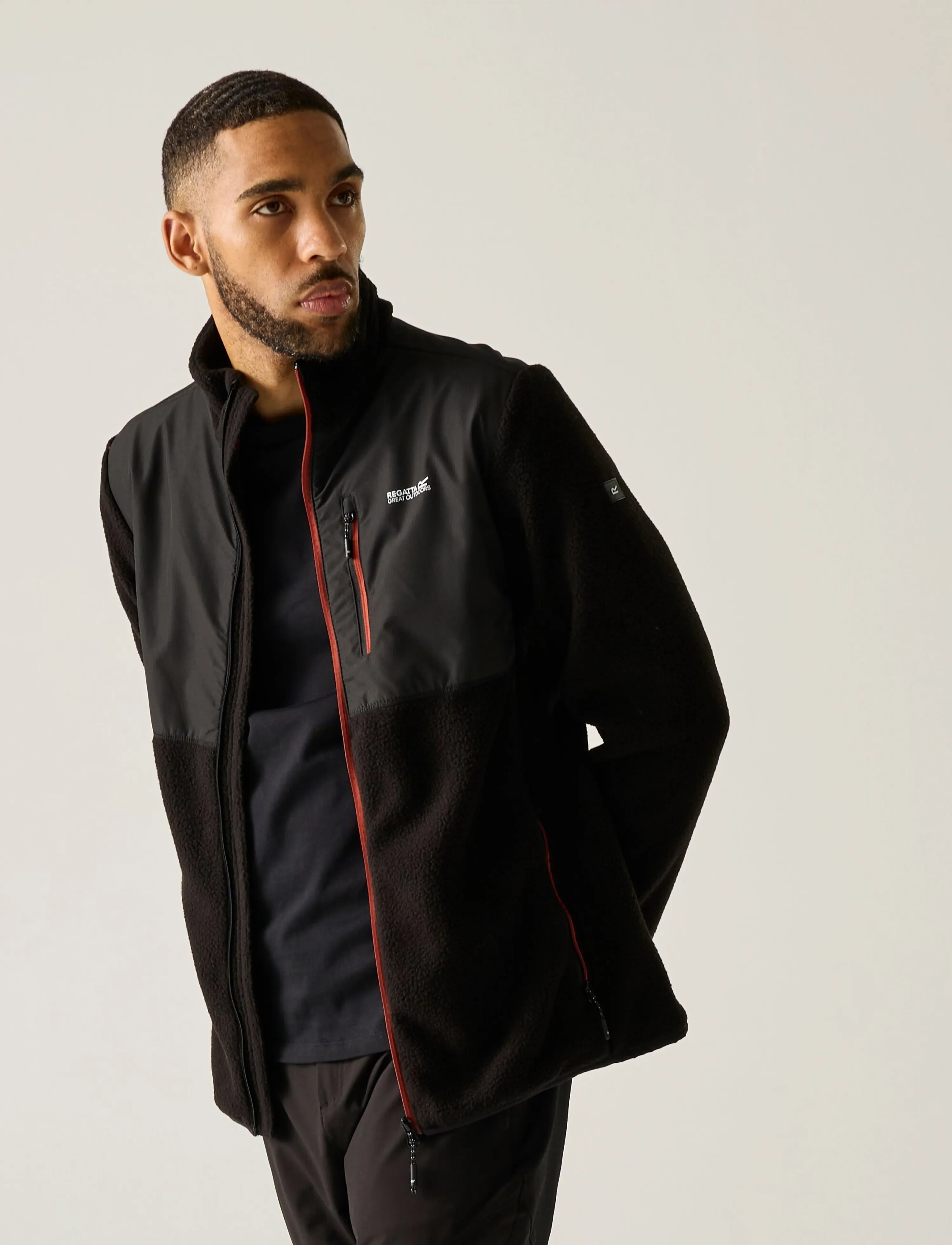 Regatta - Morran WR fleece / Morran WR fleece - black (burnt henna) - 5