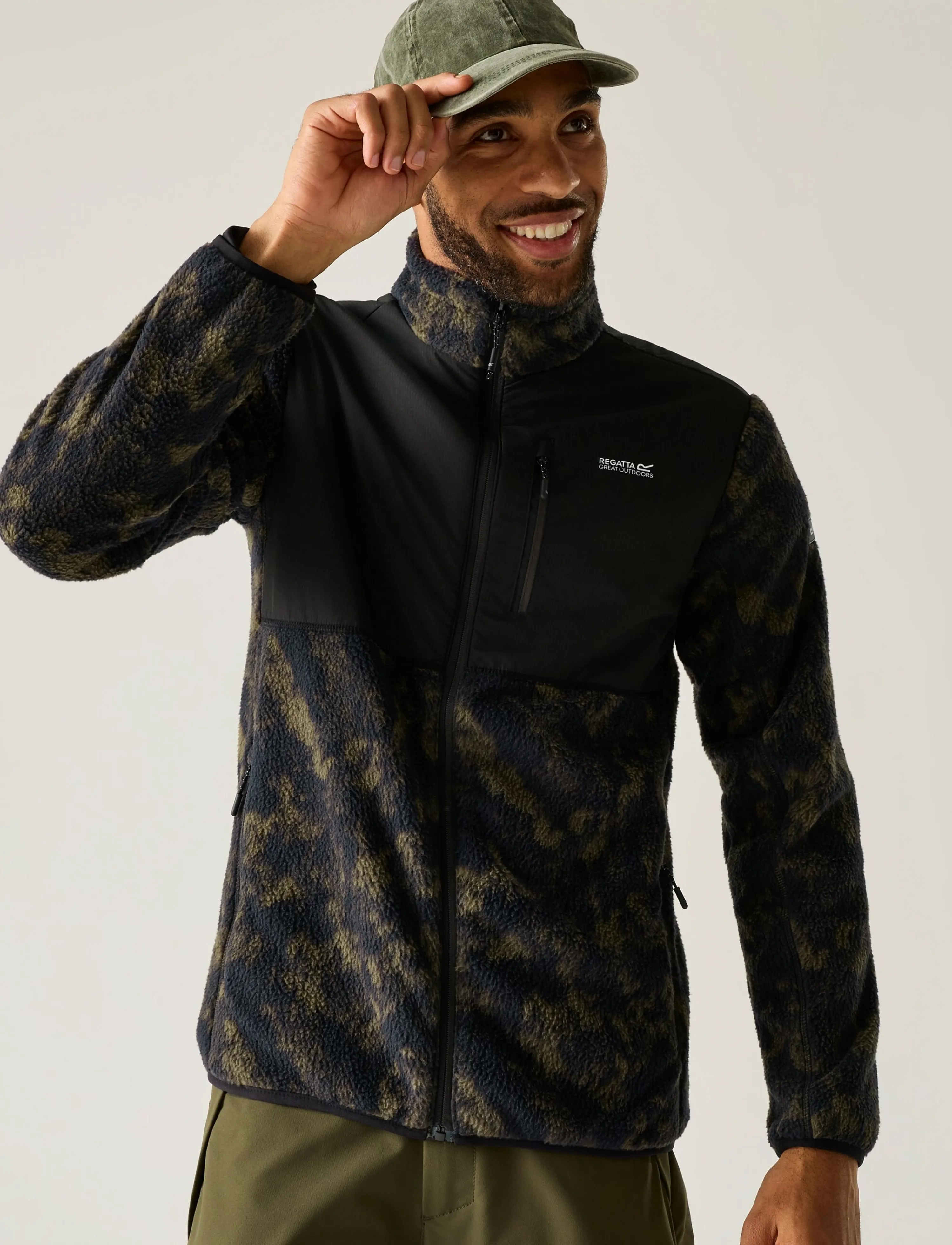 Regatta Morran Wr Fleece / Morran Wr Fleece, XXL, Black, Sport Fleeces & Midlayers > Sport Fleeces, Herre