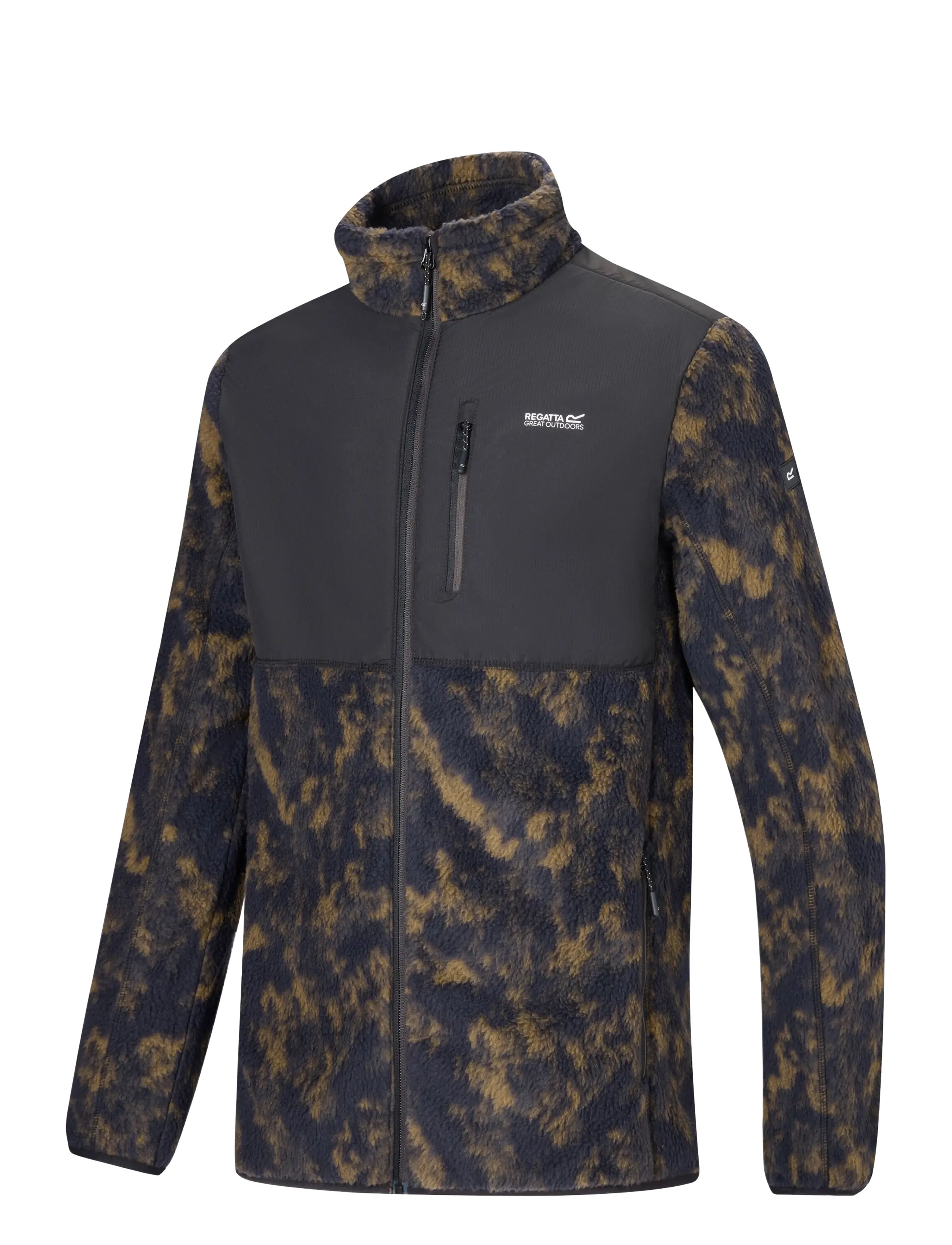 Regatta - Morran WR fleece / Morran WR fleece - textured print/black - 3