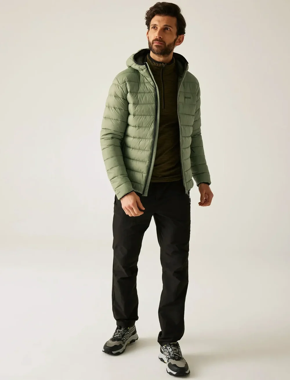 Regatta - Hooded Marizion - gewatteerde jassen - oil green - 5