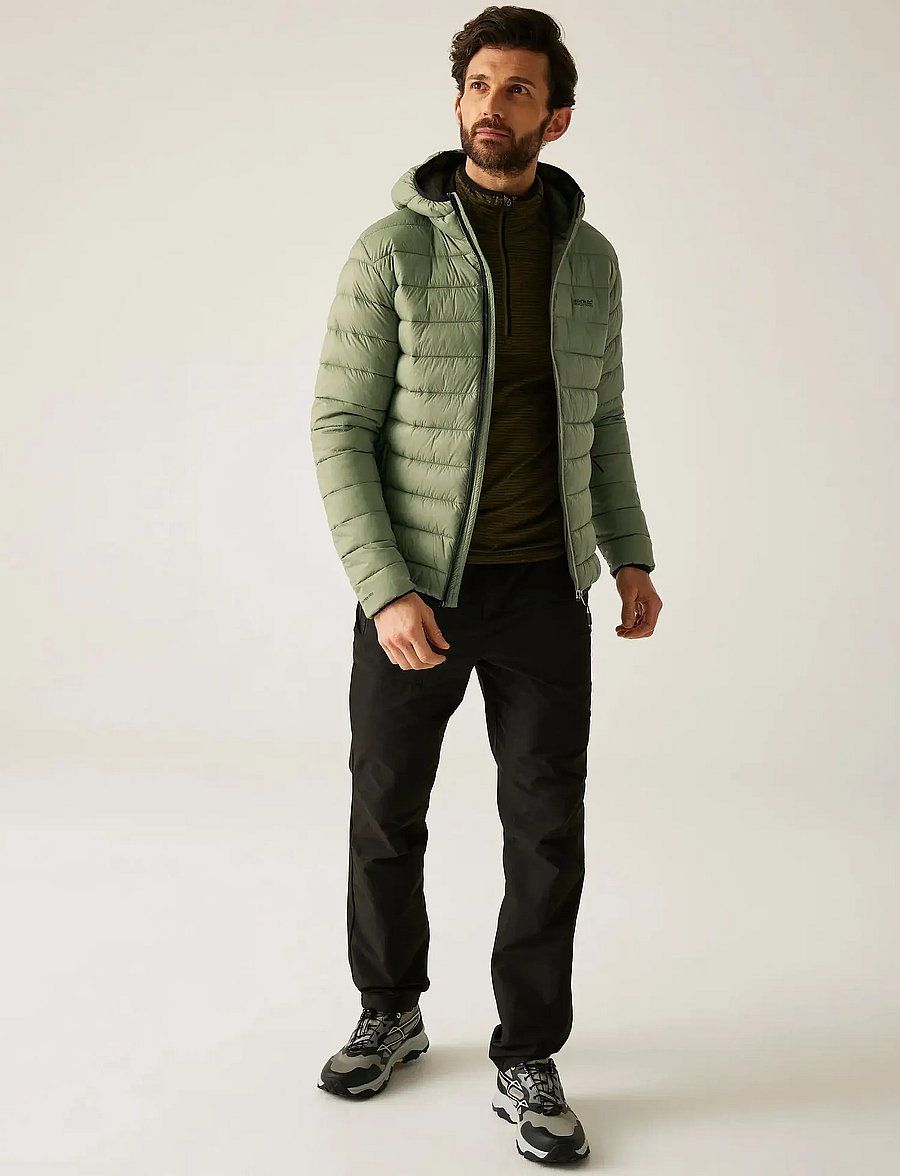 Regatta - Hooded Marizion - doudounes - oil green - 5