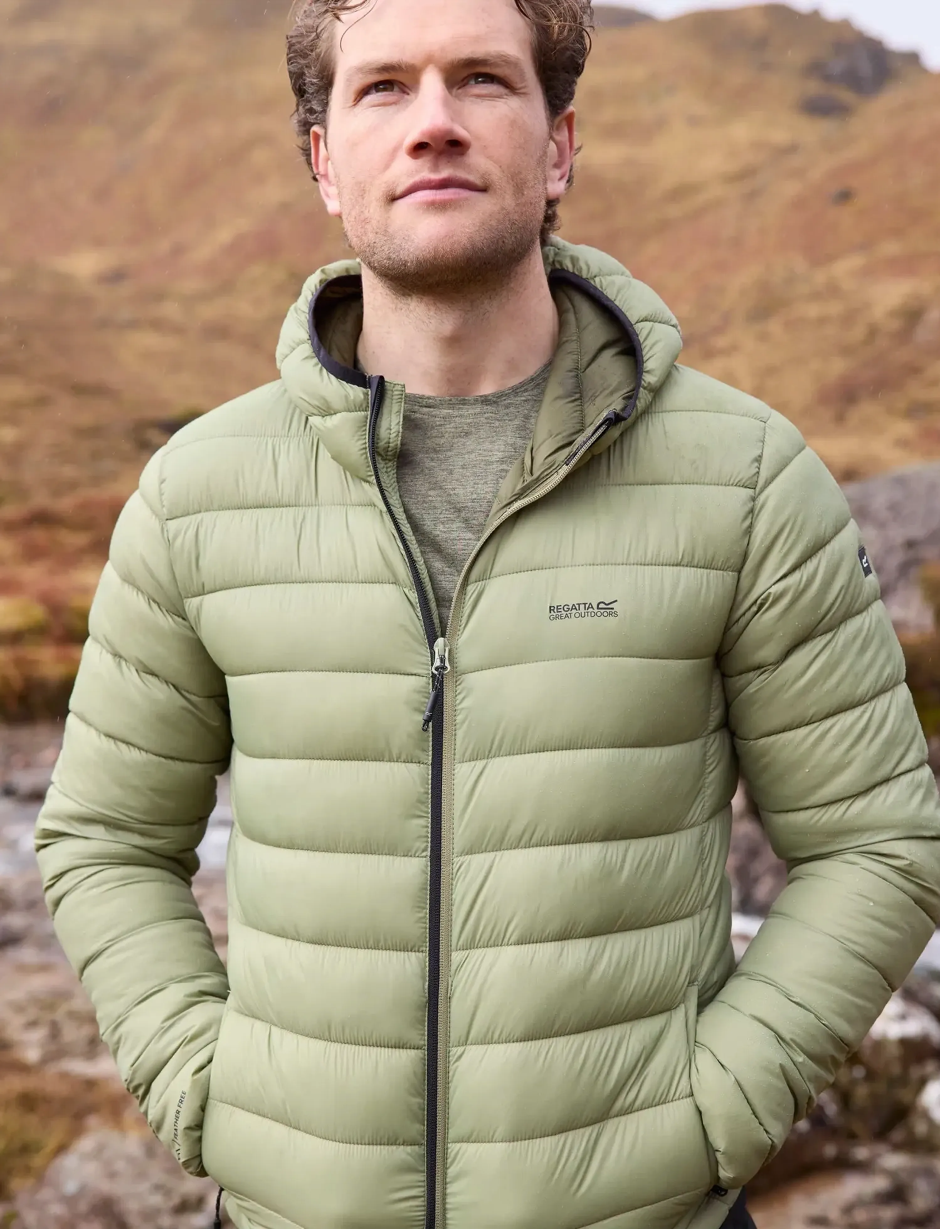 Regatta Hooded Marizion dunjackor herr – bild 4