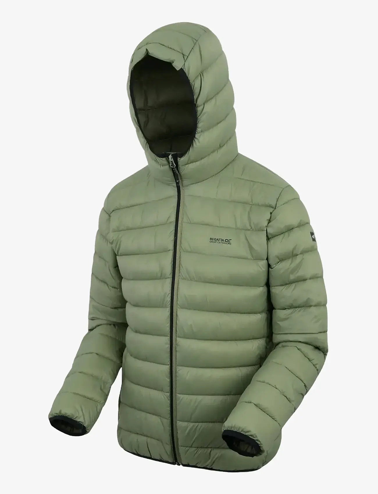 Regatta - Hooded Marizion - down jackets - oil green - 3