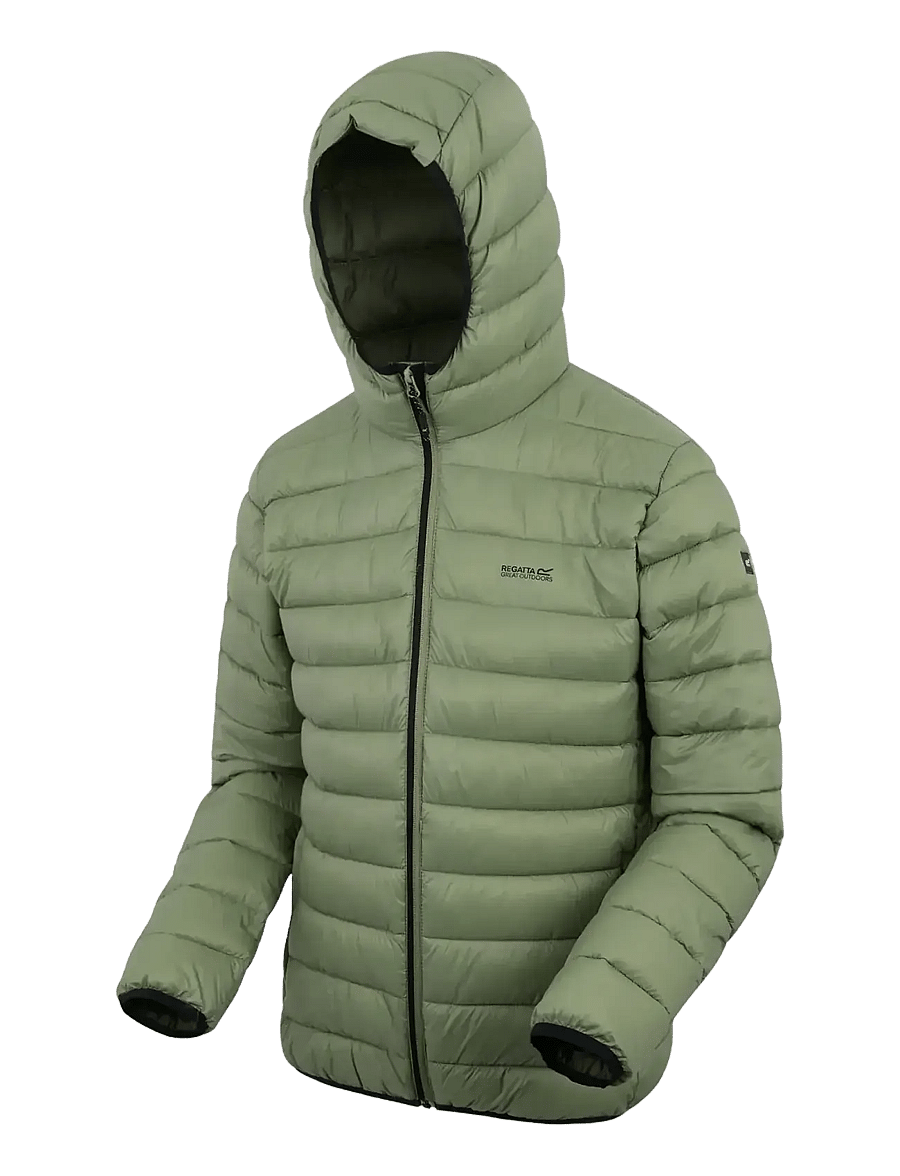 Regatta - Hooded Marizion - doudounes - oil green - 3
