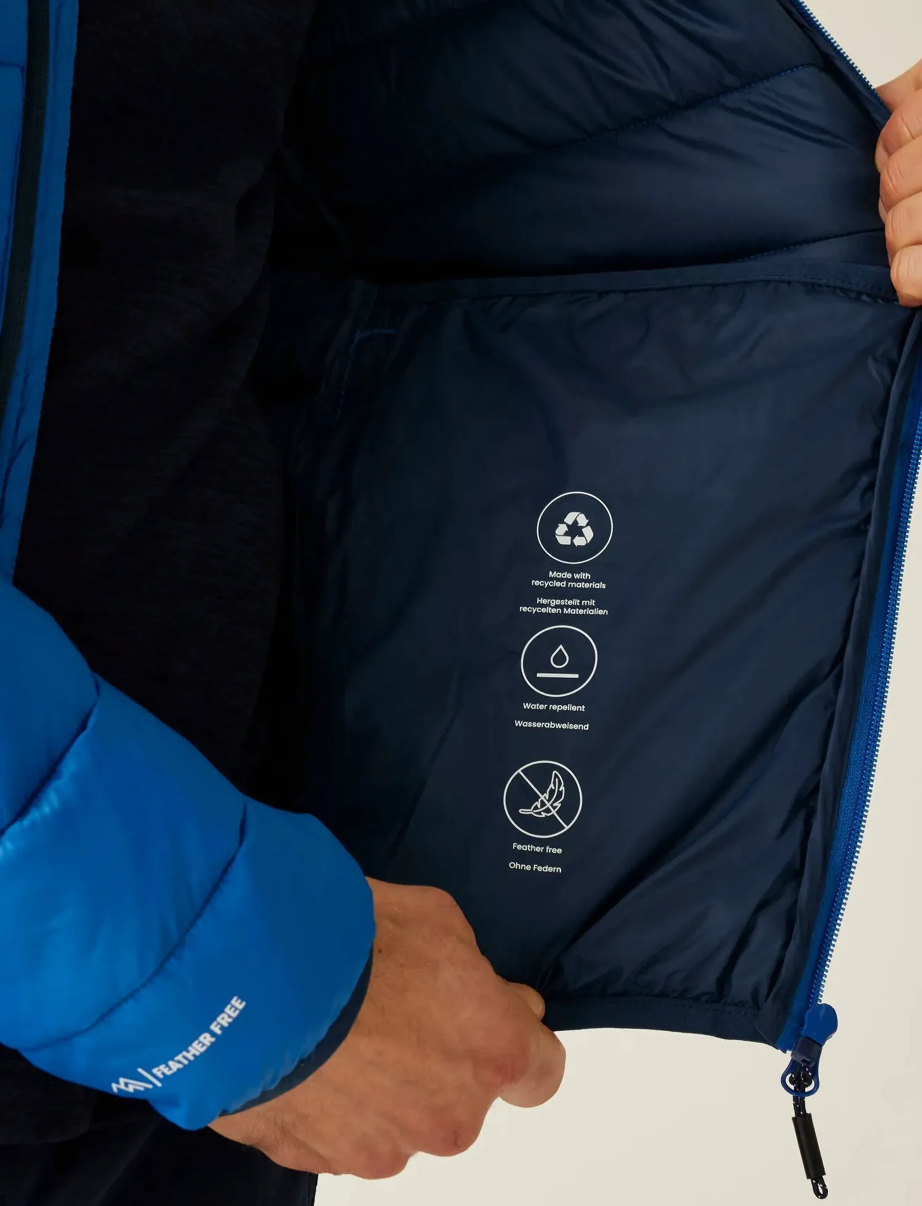Regatta Hooded Marizion dunjackor herr – bild 4