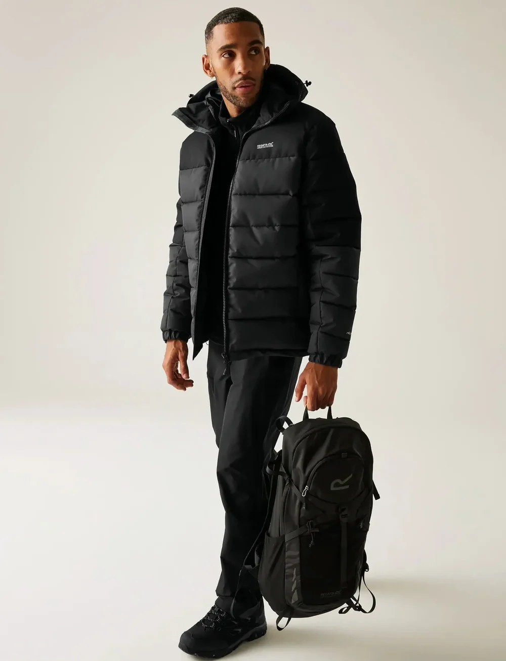 Regatta - Aldthorn - vinterjakker - ash/black - 5