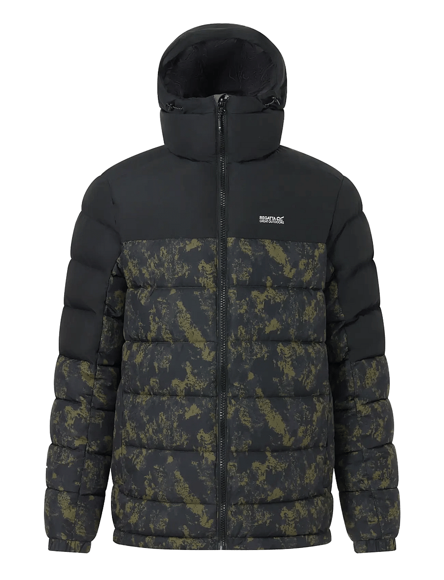 Regatta - Aldthorn - daunenjacken - textured print/black - 1