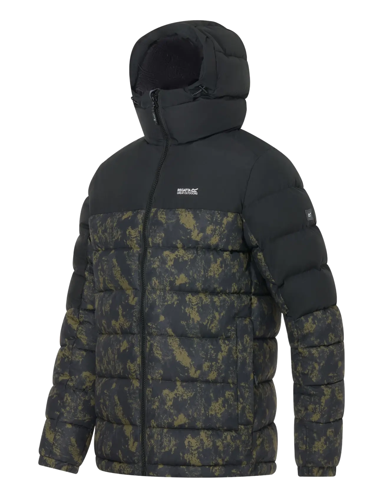 Regatta - Aldthorn - daunenjacken - textured print/black - 3