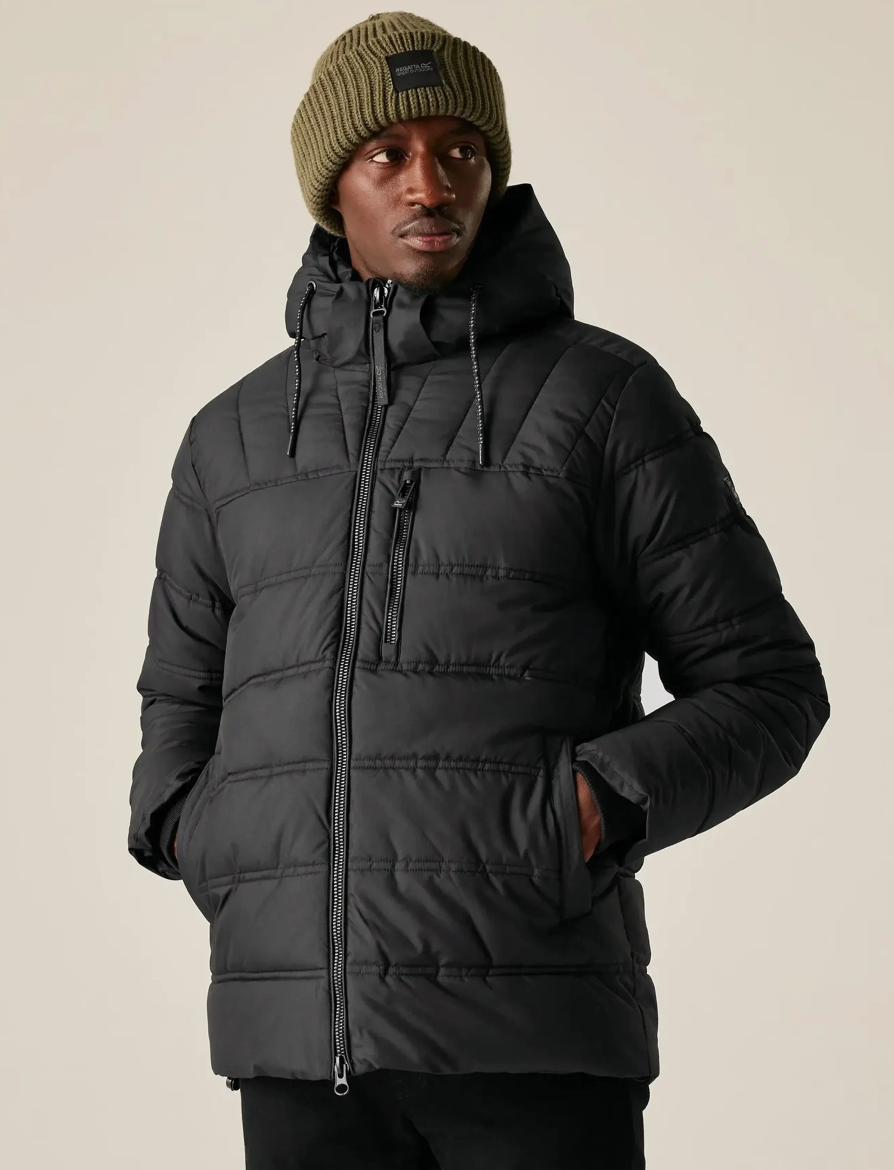Regatta Leeshaw, XXL, Black, Sport Jackets > Sport Padded Jackets, Herre