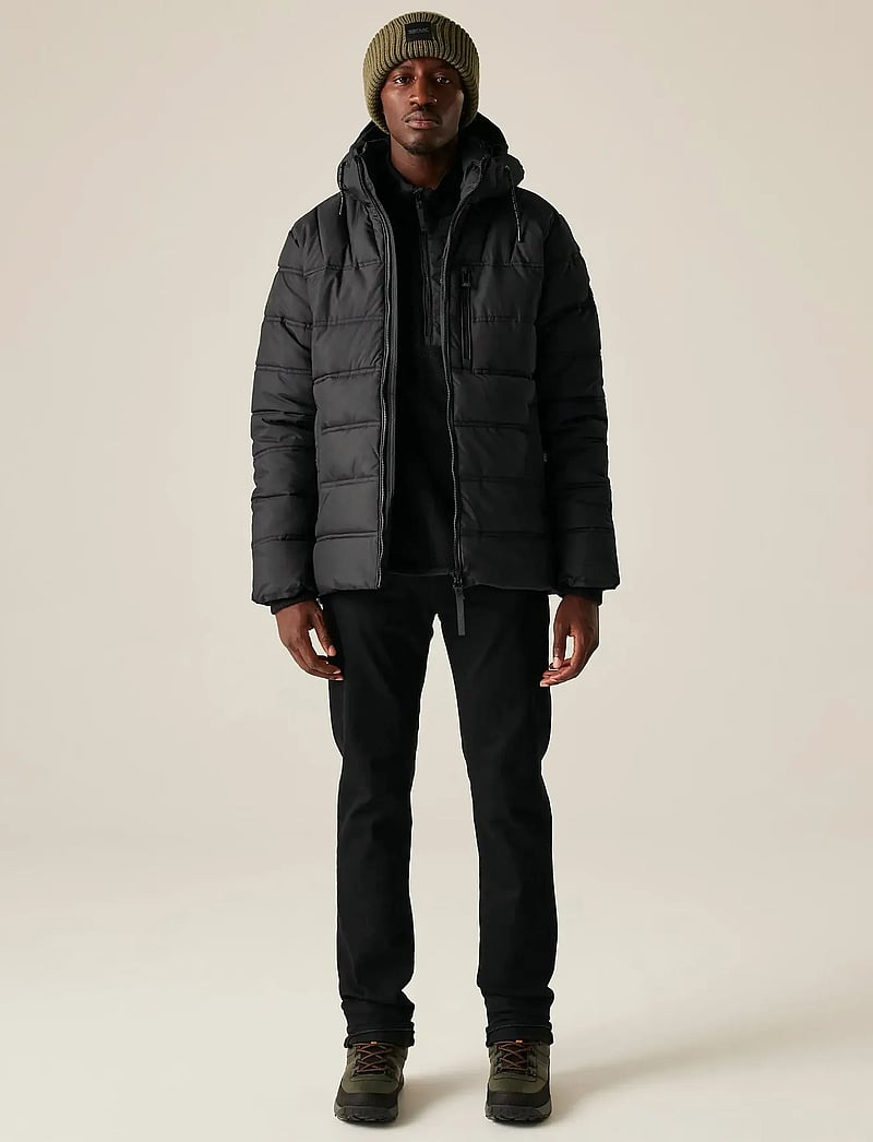 Regatta - Leeshaw - sulejoped ja voodriga joped - black - 5