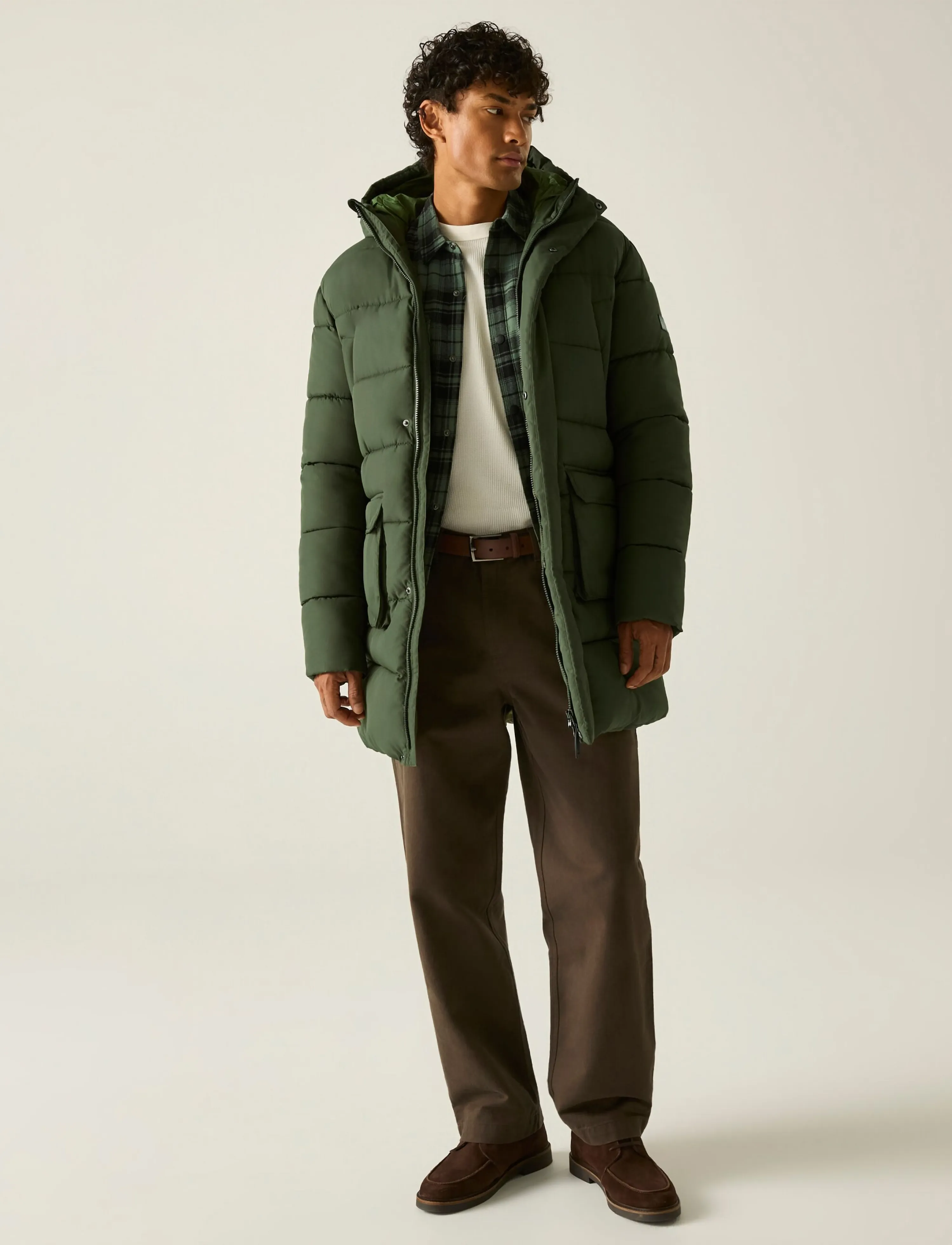 Regatta - Marek longline / Marek longline - dark khaki(nephrite green) - 5