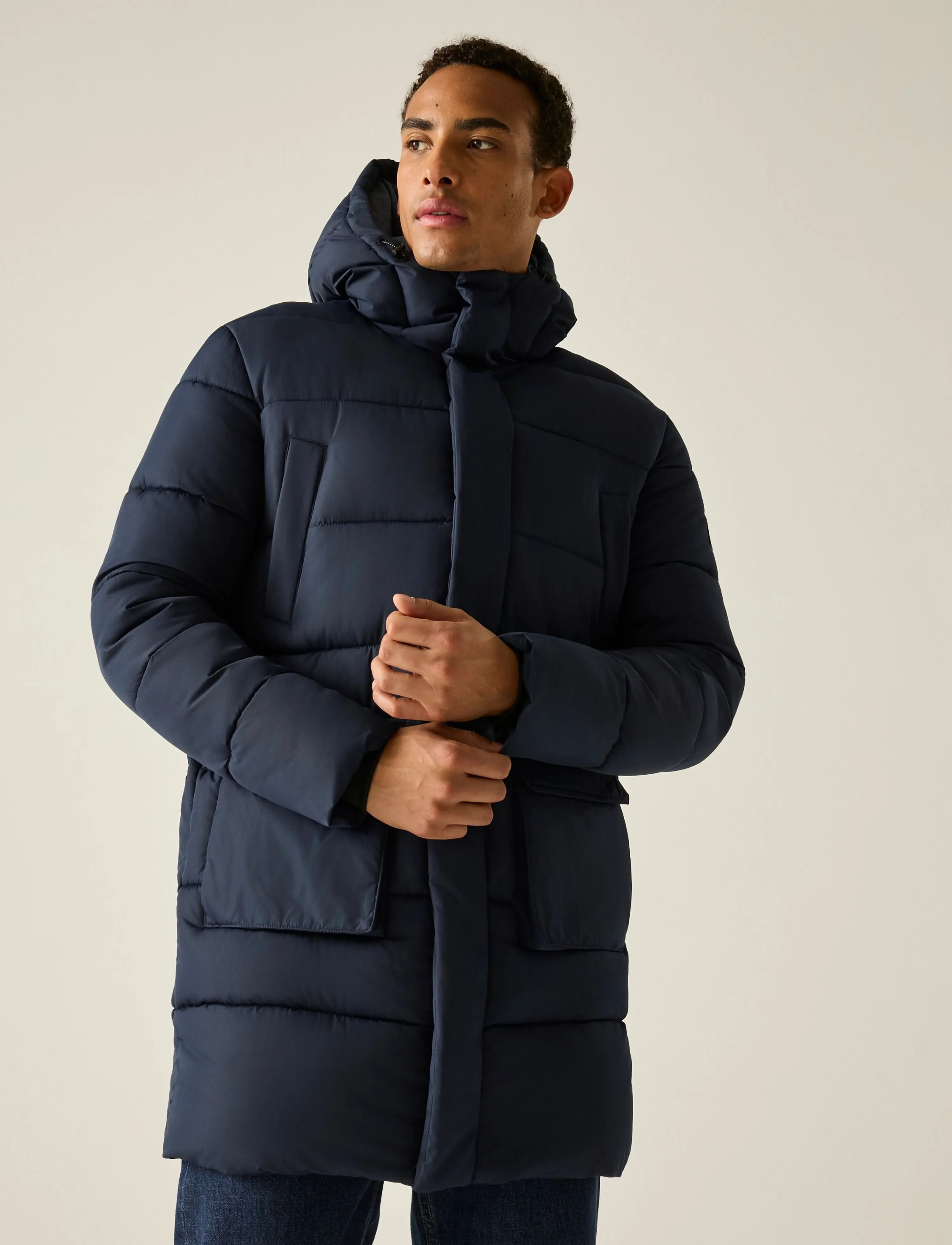 Regatta - Marek longline / Marek longline - navy(grey mirage) - 0