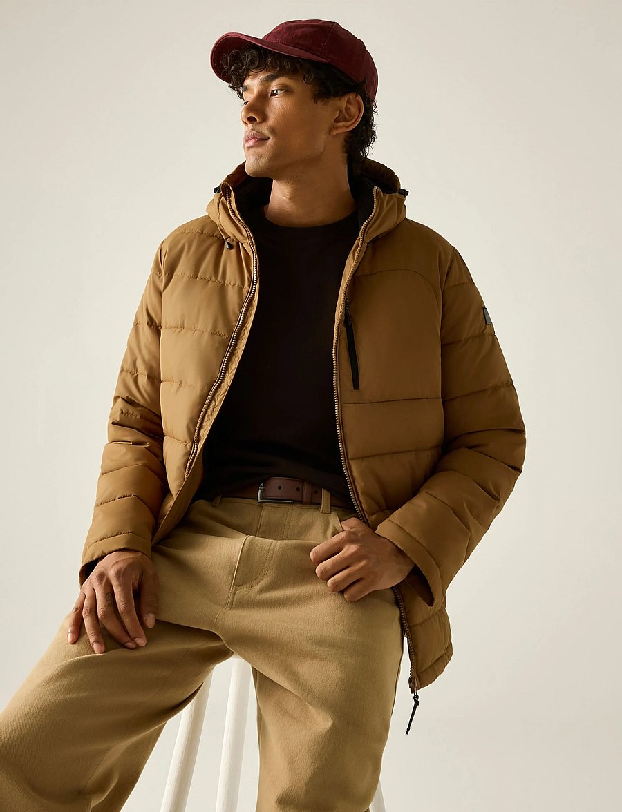 Regatta - Frankie Padded / Frankie Padded - sulejoped ja voodriga joped - rich tan(black) - 0
