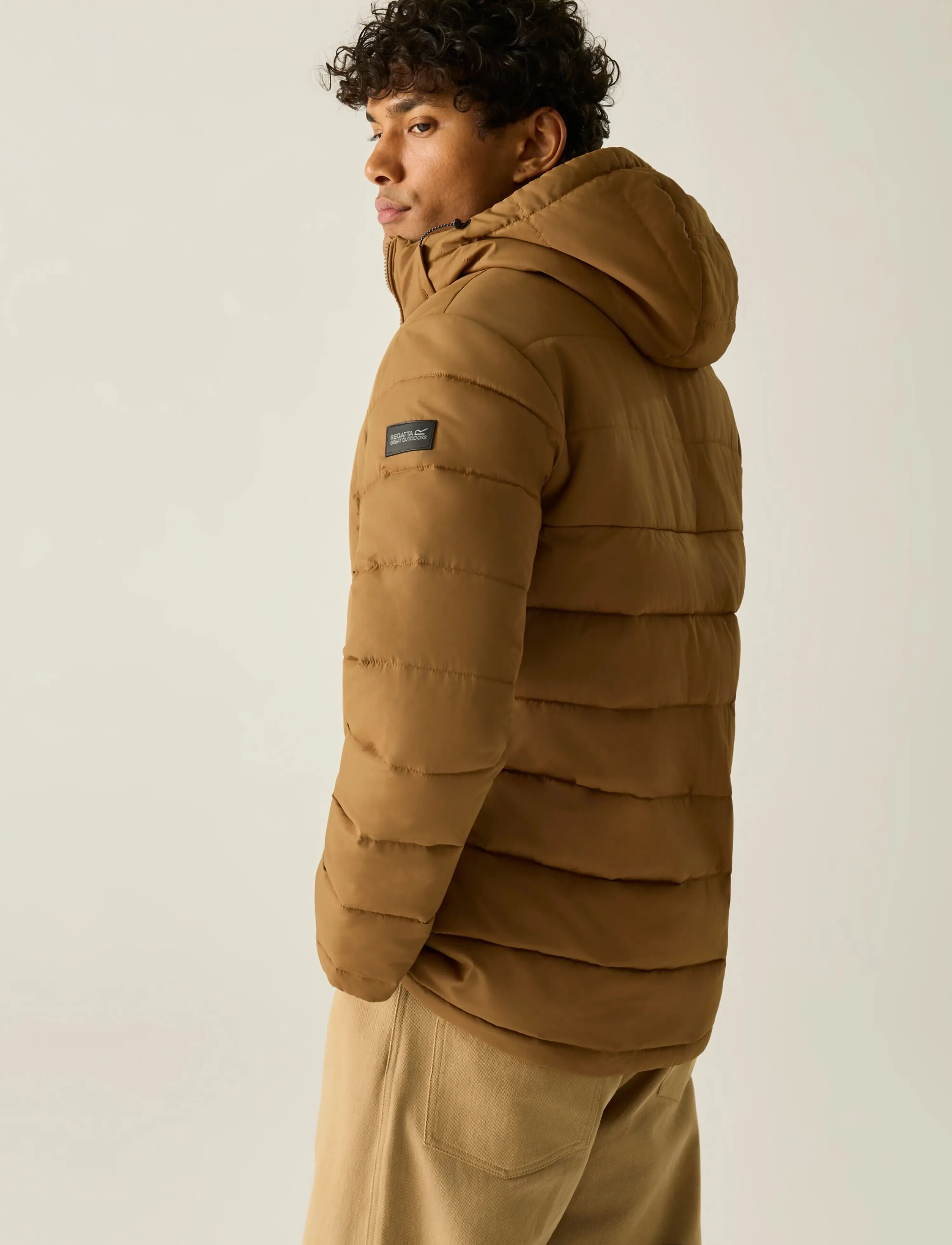 Regatta - Frankie Padded / Frankie Padded - sulejoped ja voodriga joped - rich tan(black) - 4