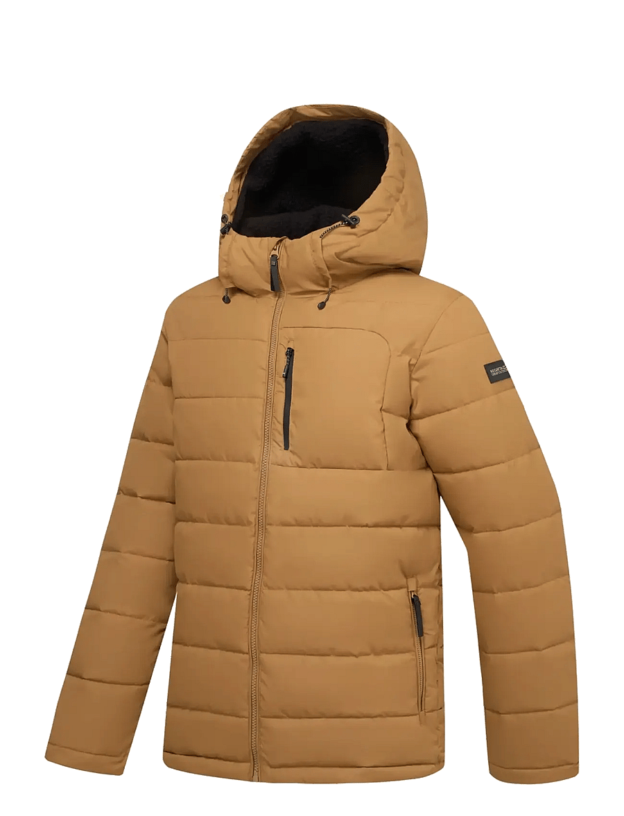 Regatta - Frankie Padded / Frankie Padded - sulejoped ja voodriga joped - rich tan(black) - 3