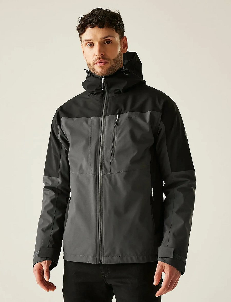 Regatta - Wentwood - friluftsjakker - ash/black - 0
