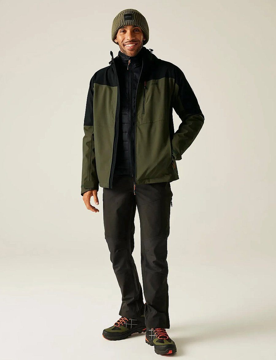 Regatta - Wentwood - friluftsjakker - olive night/black - 0