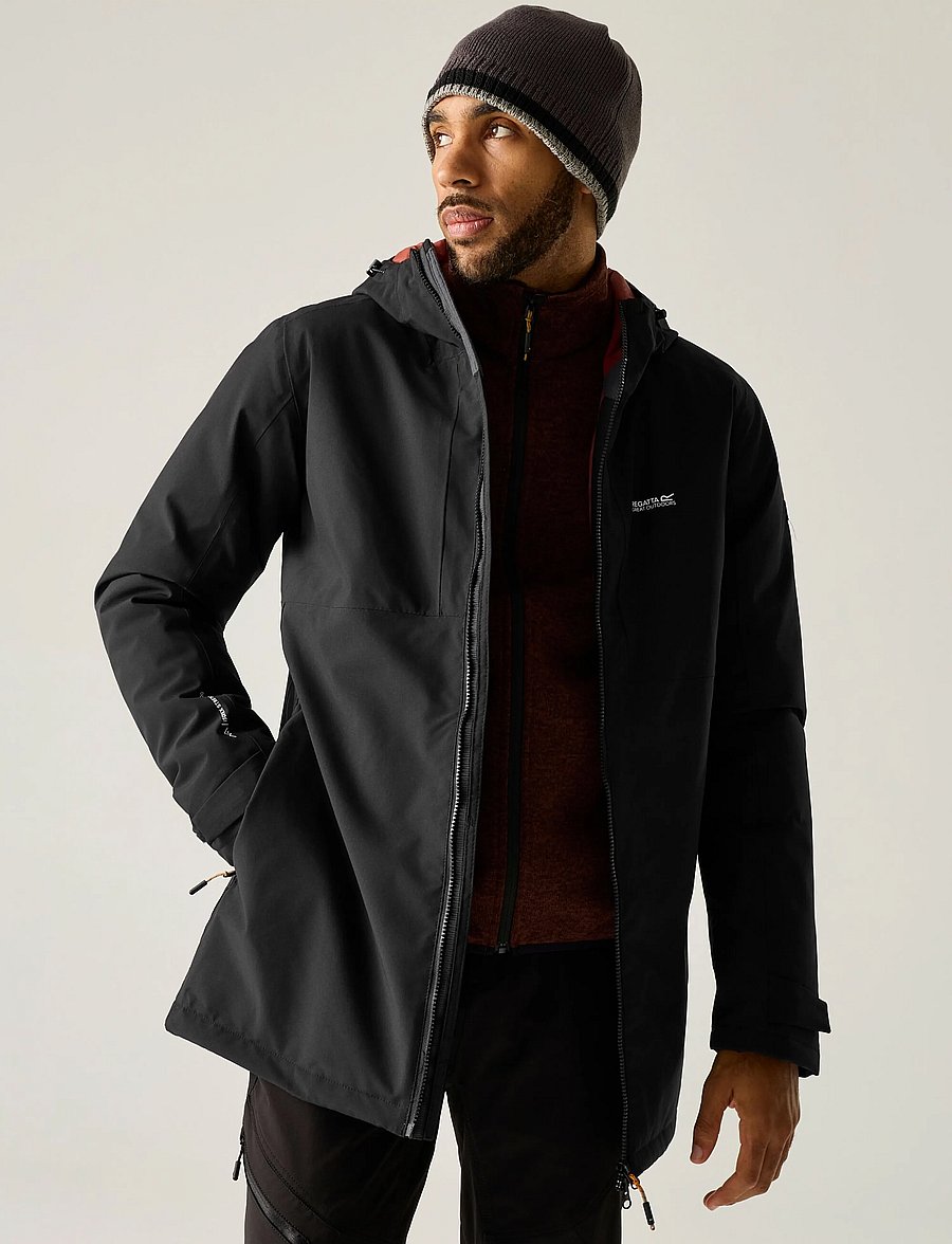 Regatta - Hoscar / Hoscar - outdoor jackets - black (burnt henna) - 0