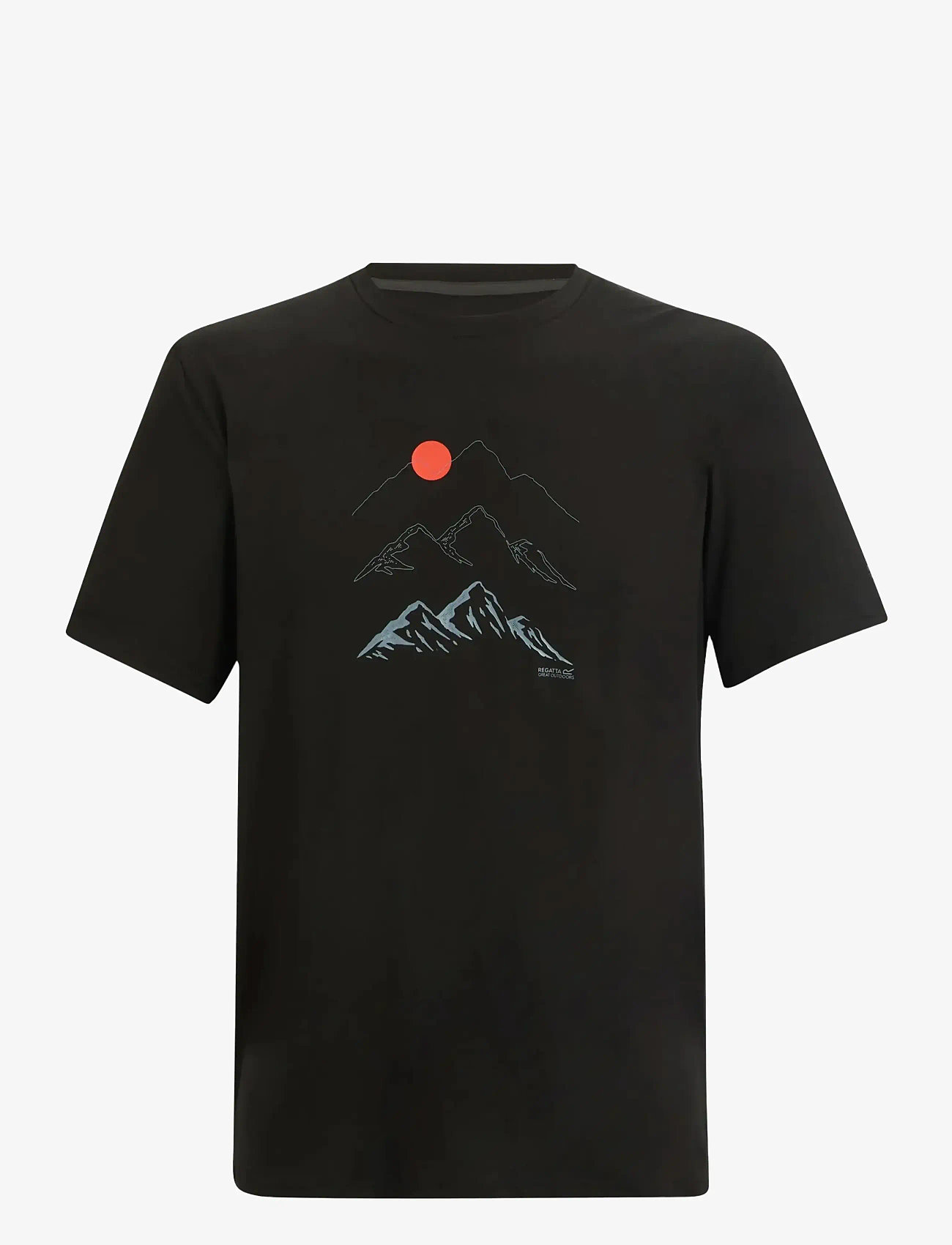 Regatta - Fingal Stretch - oberteile & t-shirts - black - 1