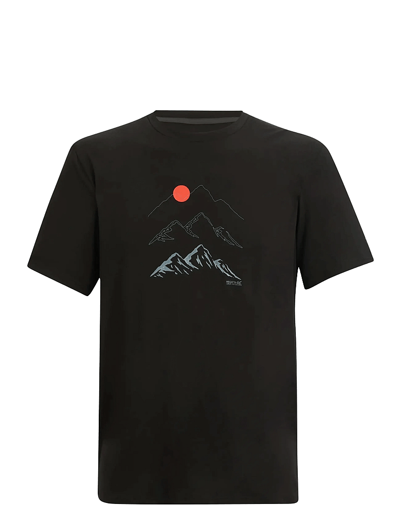 Regatta - Fingal Stretch - oberteile & t-shirts - black - 1