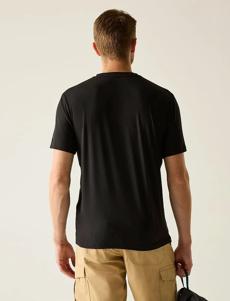 Regatta - Fingal Stretch - oberteile & t-shirts - black - 4