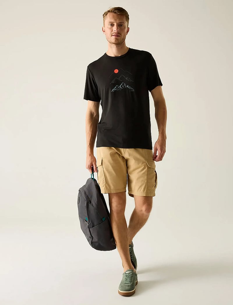 Regatta - Fingal Stretch - oberteile & t-shirts - black - 5