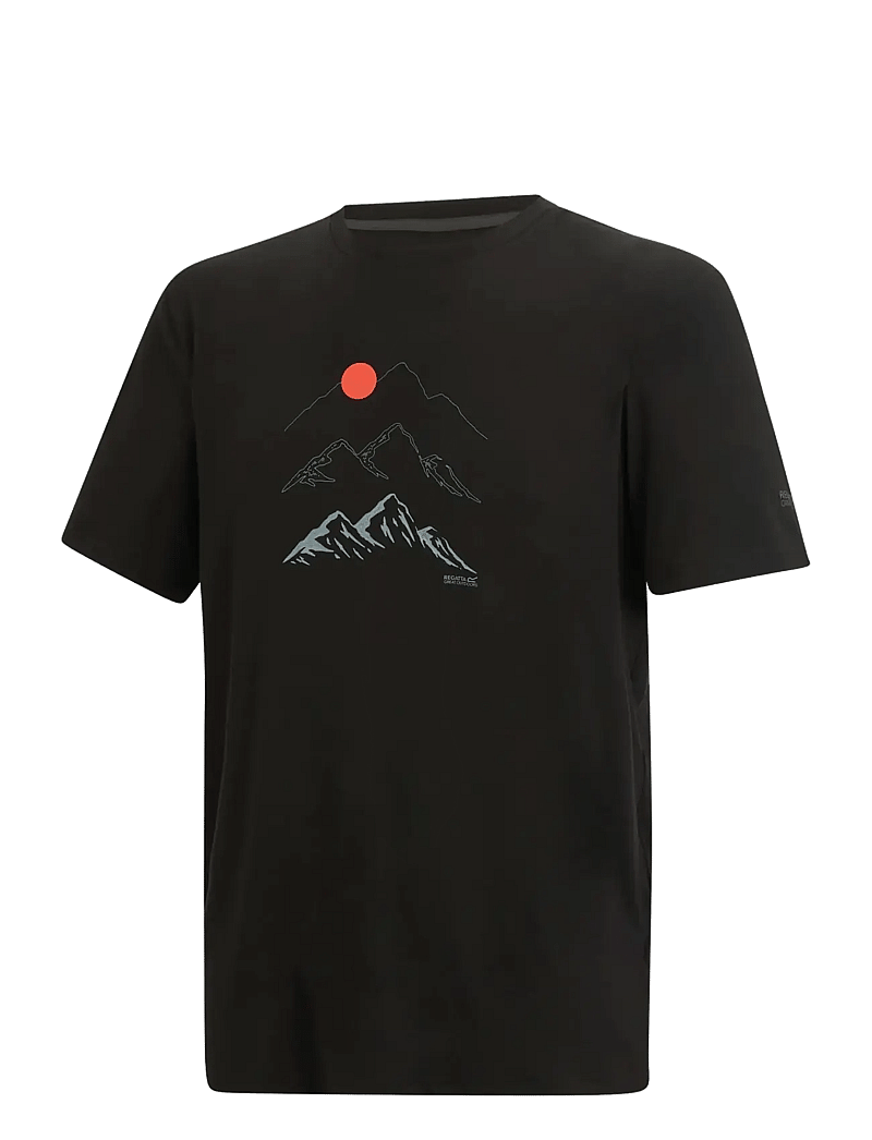 Regatta - Fingal Stretch - oberteile & t-shirts - black - 3