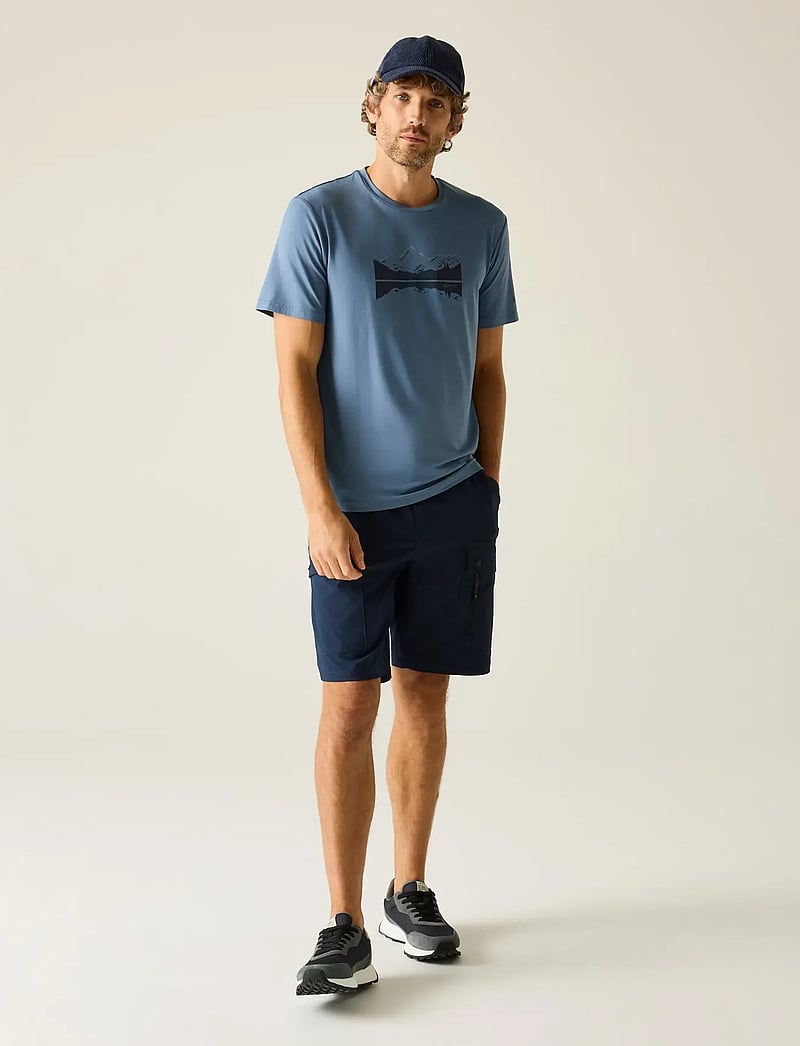 Regatta - Fingal Stretch - t-shirts - china blue - 5