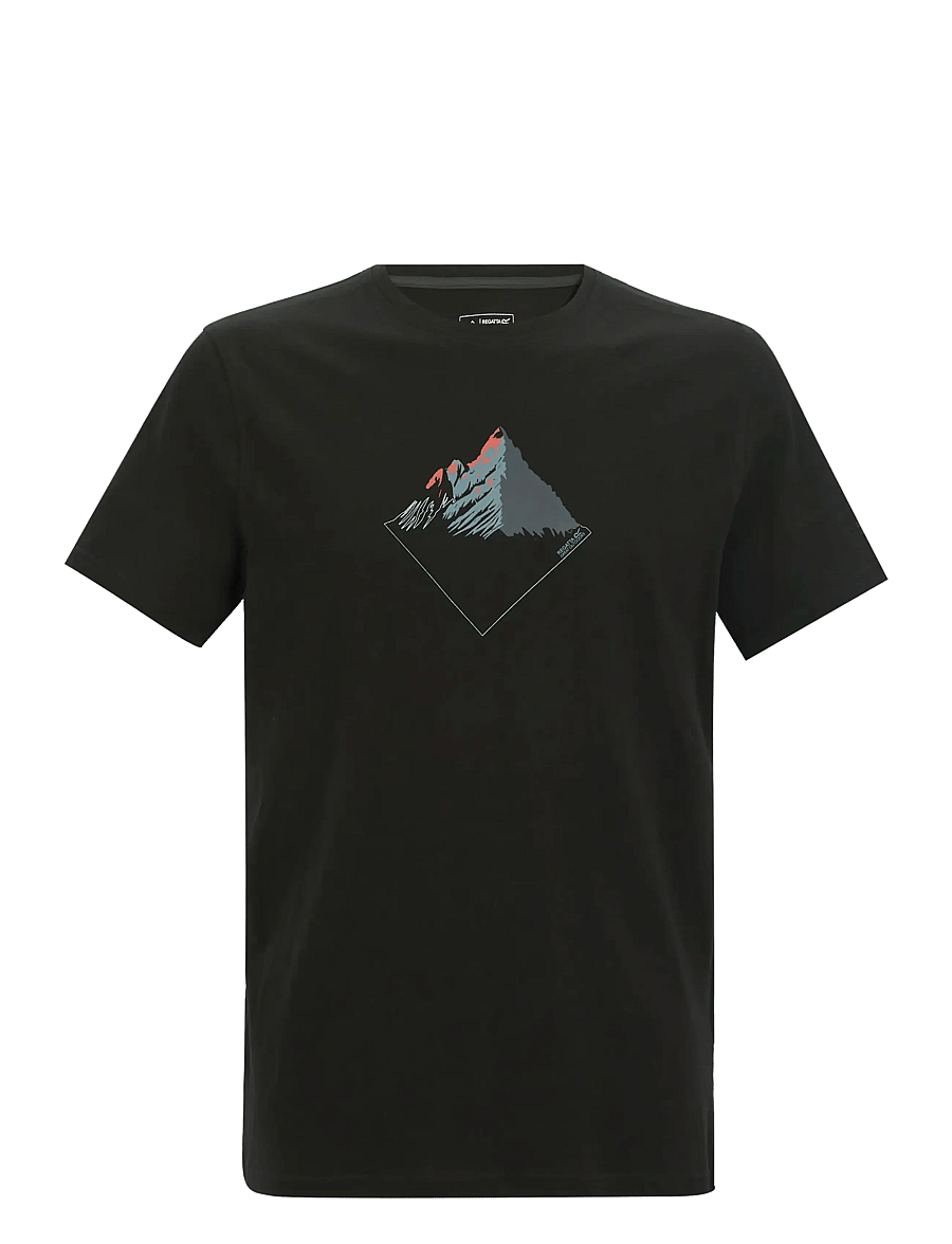 Regatta - Breezed - oberteile & t-shirts - black - 1