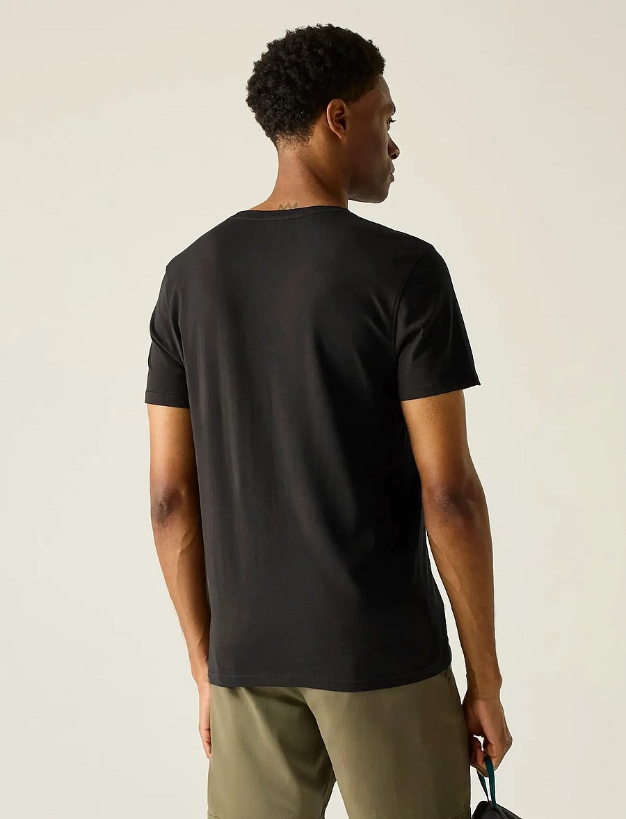Regatta - Breezed - oberteile & t-shirts - black - 4