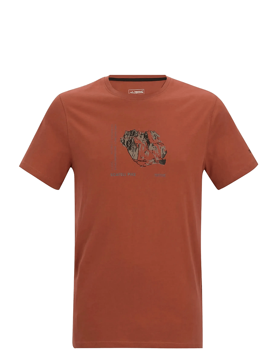 Regatta - Breezed - oberteile & t-shirts - brick - 1