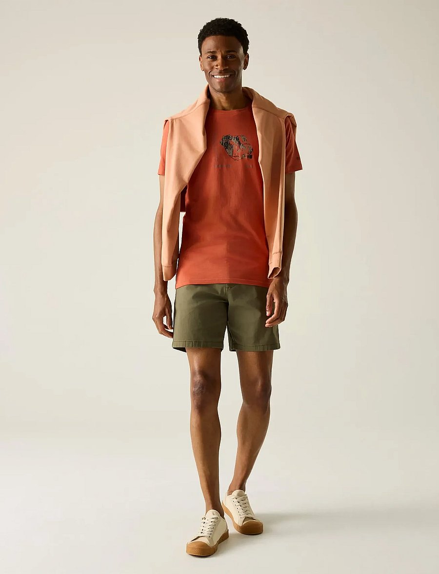 Regatta - Breezed - oberteile & t-shirts - brick - 5