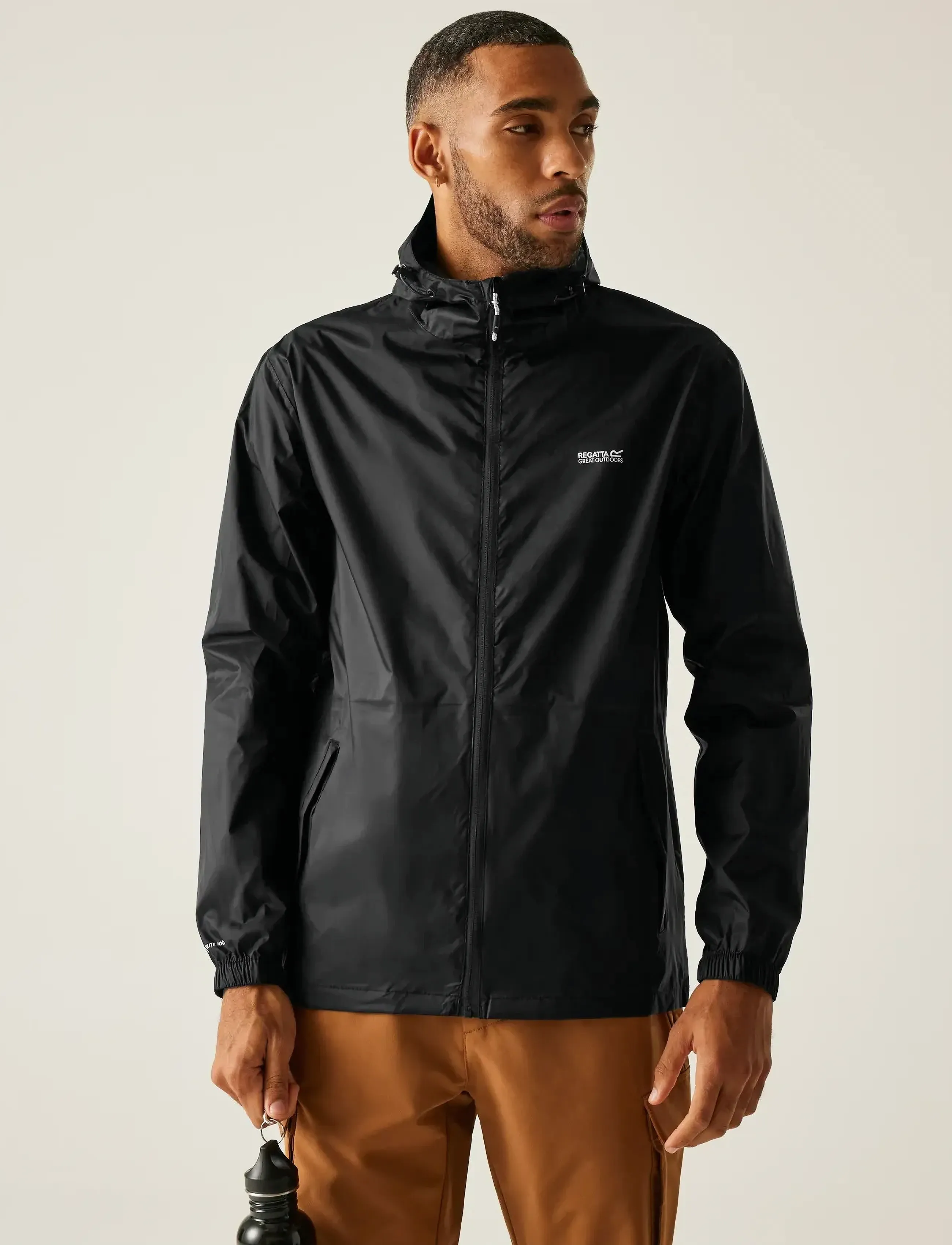 Regatta Pack It Jkt Iii / Pack It Jkt Iii, Mænd, Pakbar Hættejakke, Sort, Str: L