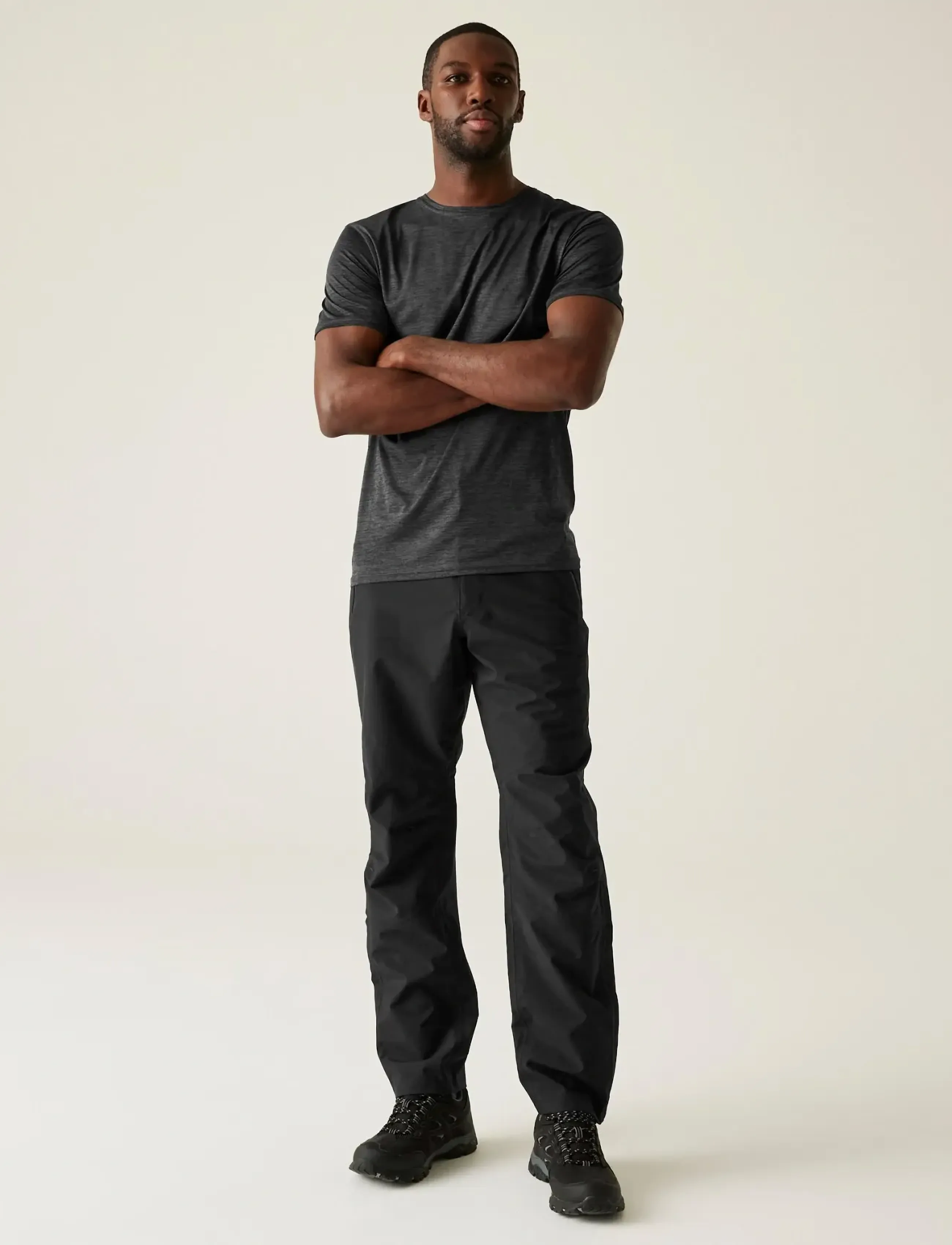 Regatta Highton stretch overtrousers - Püksid - BLACK / black