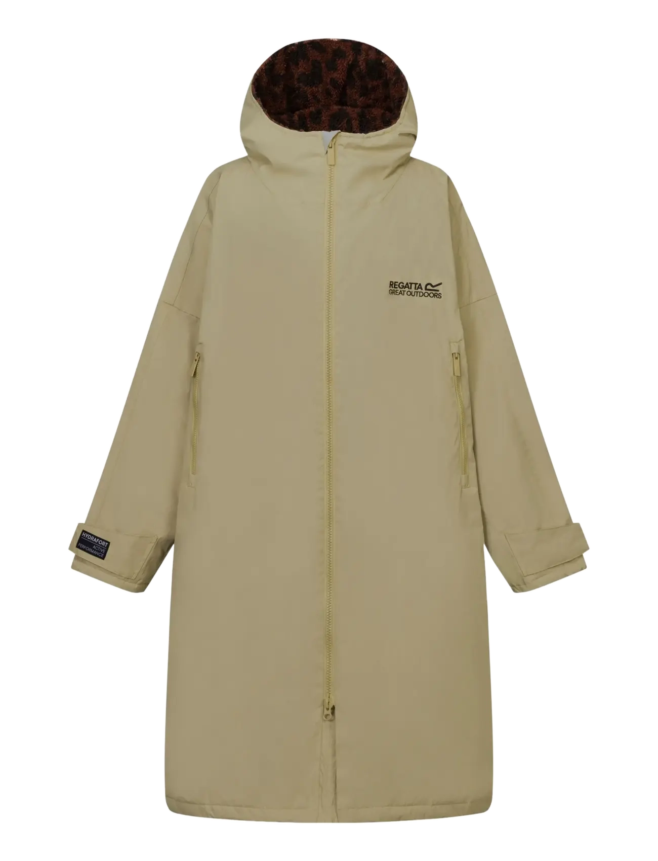 Regatta AdultWProofRobe - Regnjackor - BARLEYCORN(DARKTEXTUREDLEOPARD) / beige