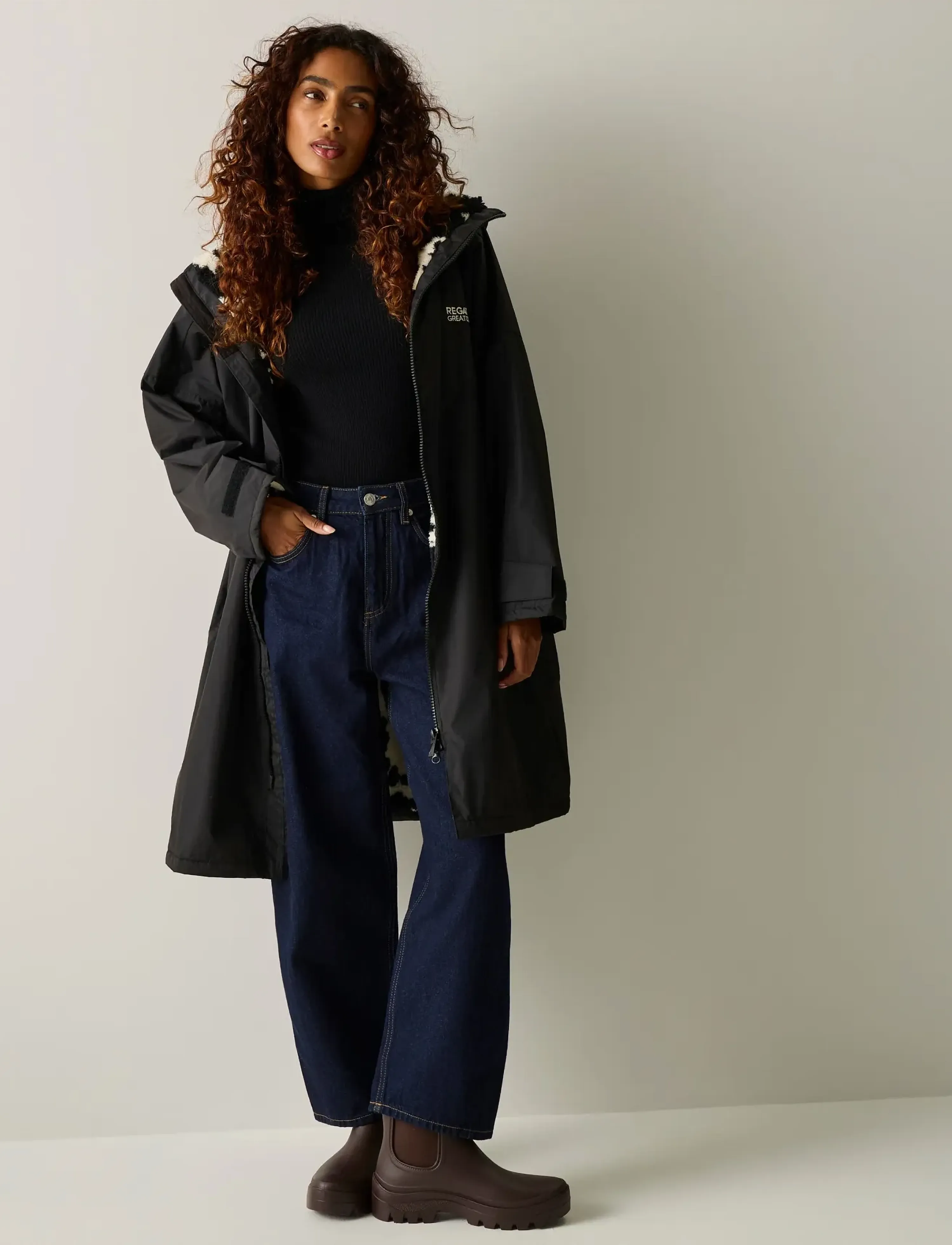 Regatta - AdultWProofRobe - regnjakker - black - 5