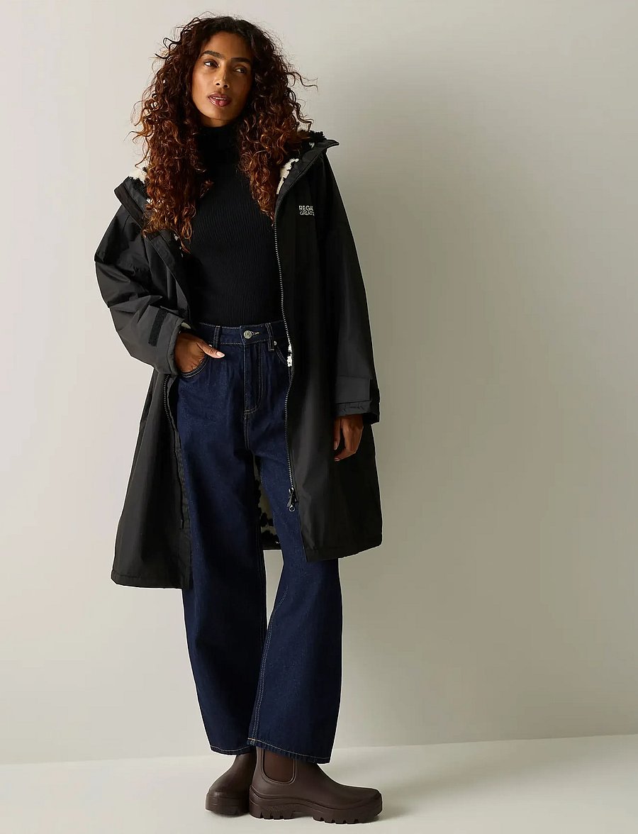 Regatta - AdultWProofRobe - outdoor - black - 5