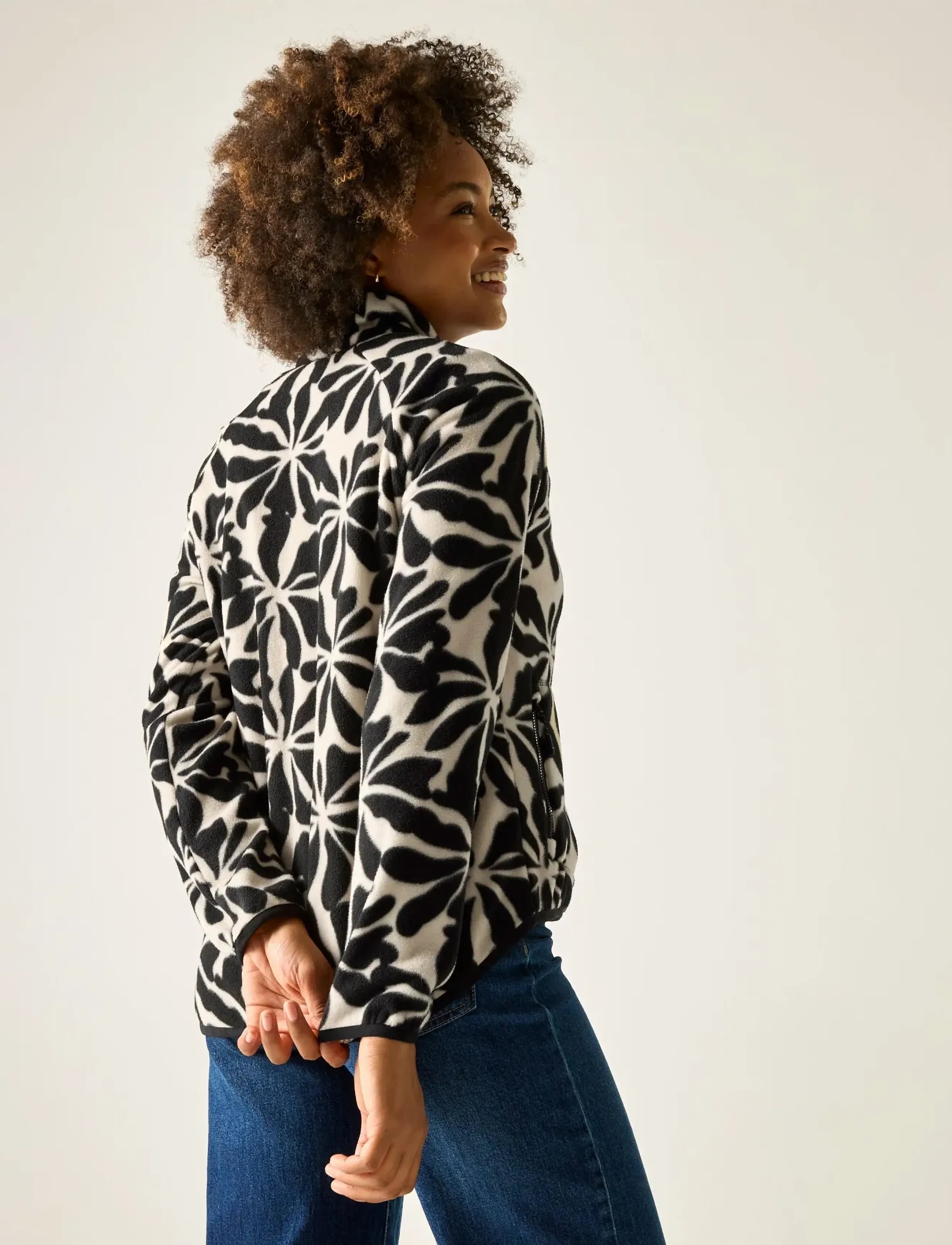 Regatta - Wms Frankie Full Zip - overdele - abstract floral - 4