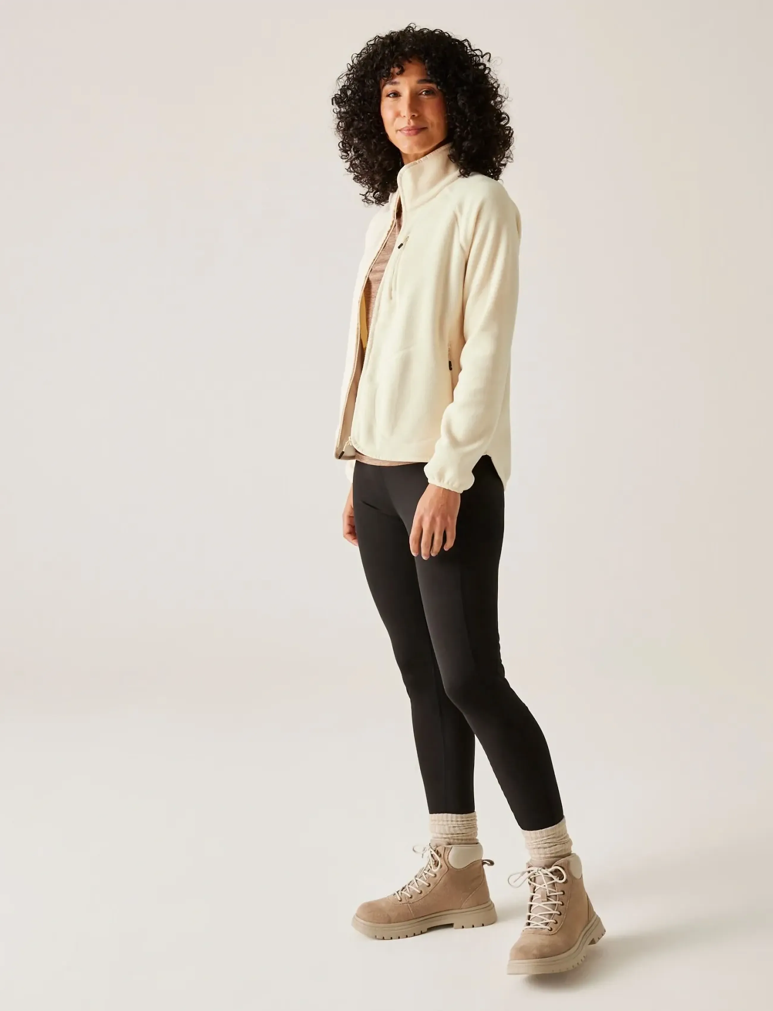 Regatta - Wms Frankie Full Zip - overdele - light vanilla - 5