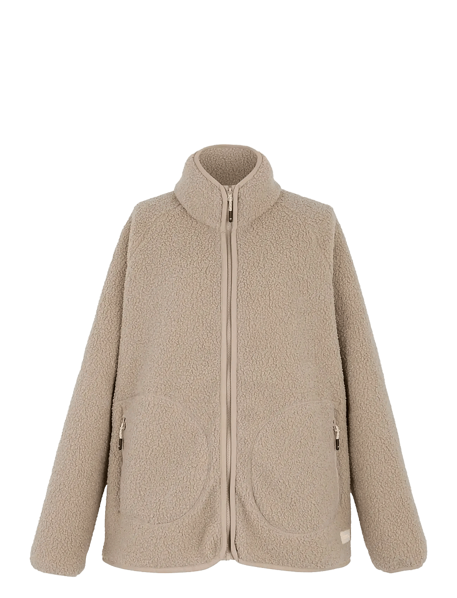 Regatta - Women's Frankie Borg Full Zip - overdele - soft taupe - 1