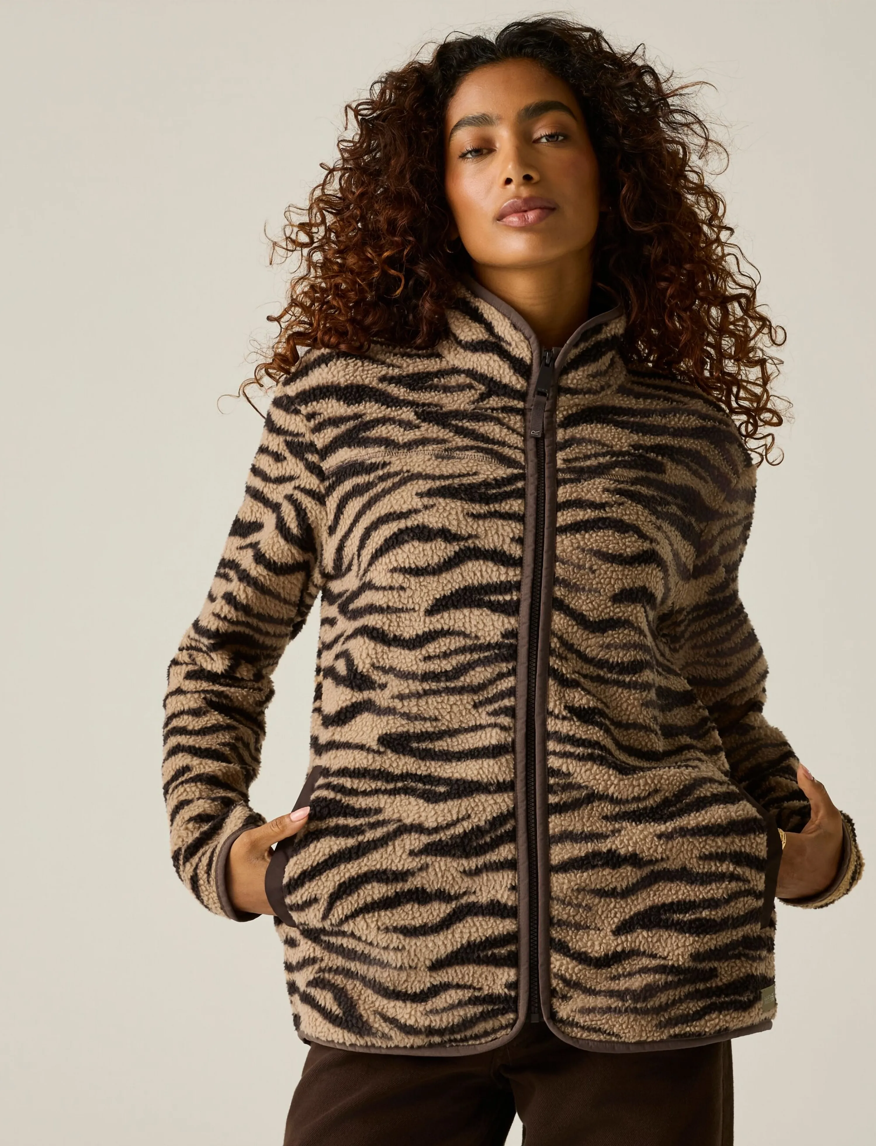 Regatta - WmsFrankieBgF/Z / WmsFrankieBgF/Z - fleeces & midlayers - barcrnzebra - 5