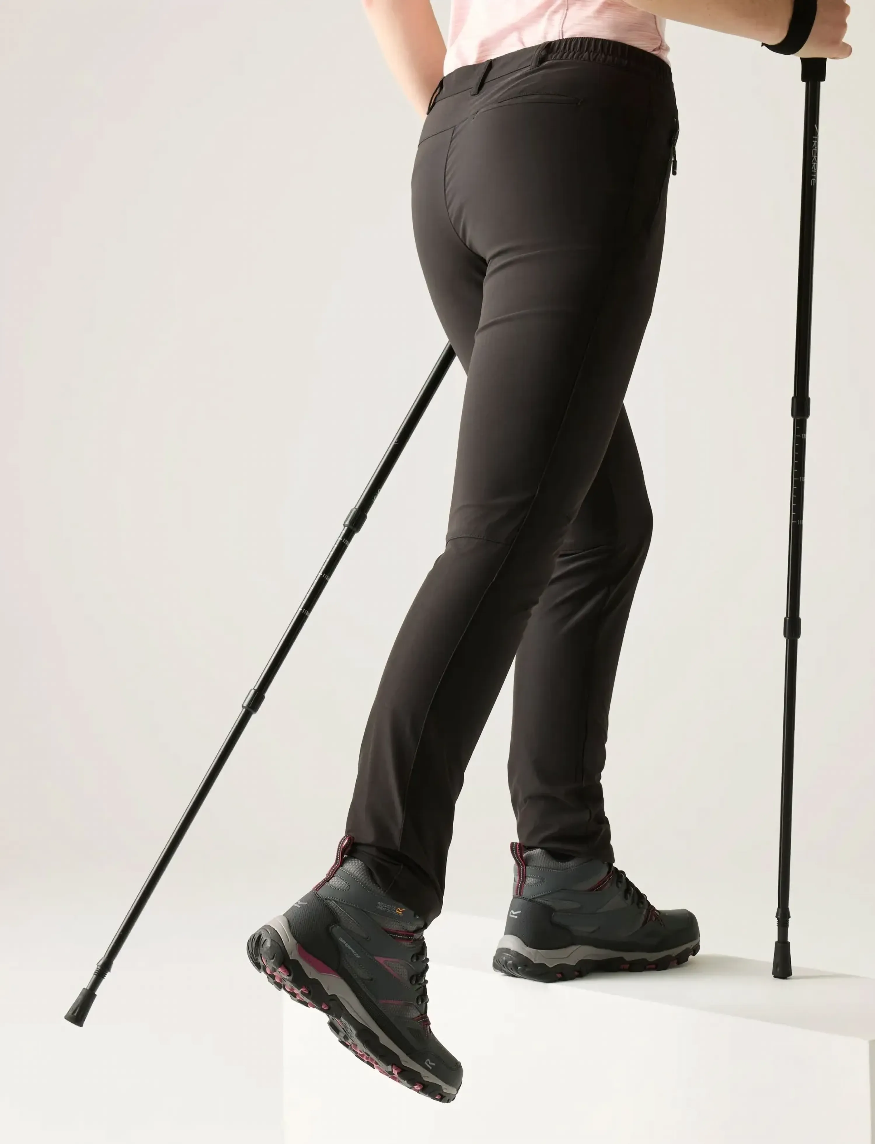 Regatta - Womens Highton Trousers II - fritidsbukser - black - 4