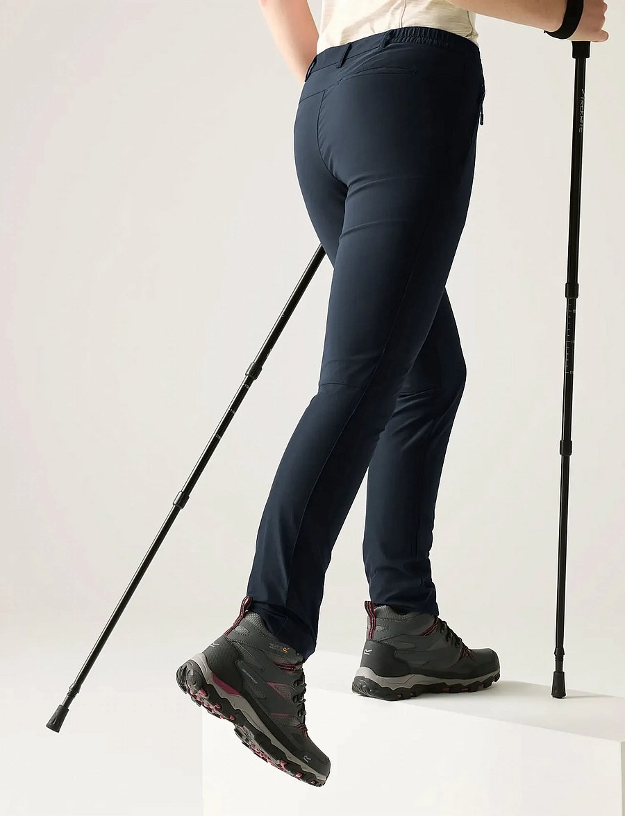 Regatta - Womens Highton Trousers II - friluftsbyxor - navy - 4