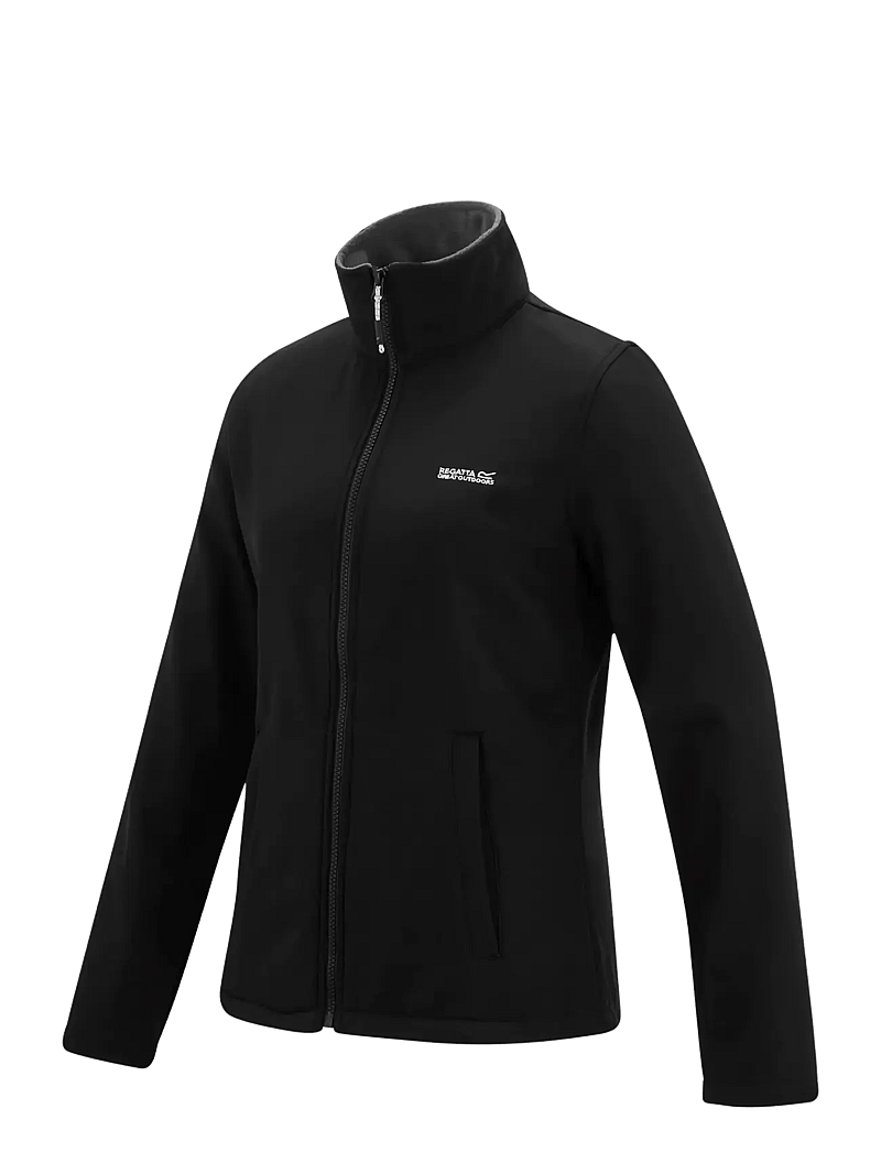 Regatta - Connie V Softshell - friluftsjakker - black - 3