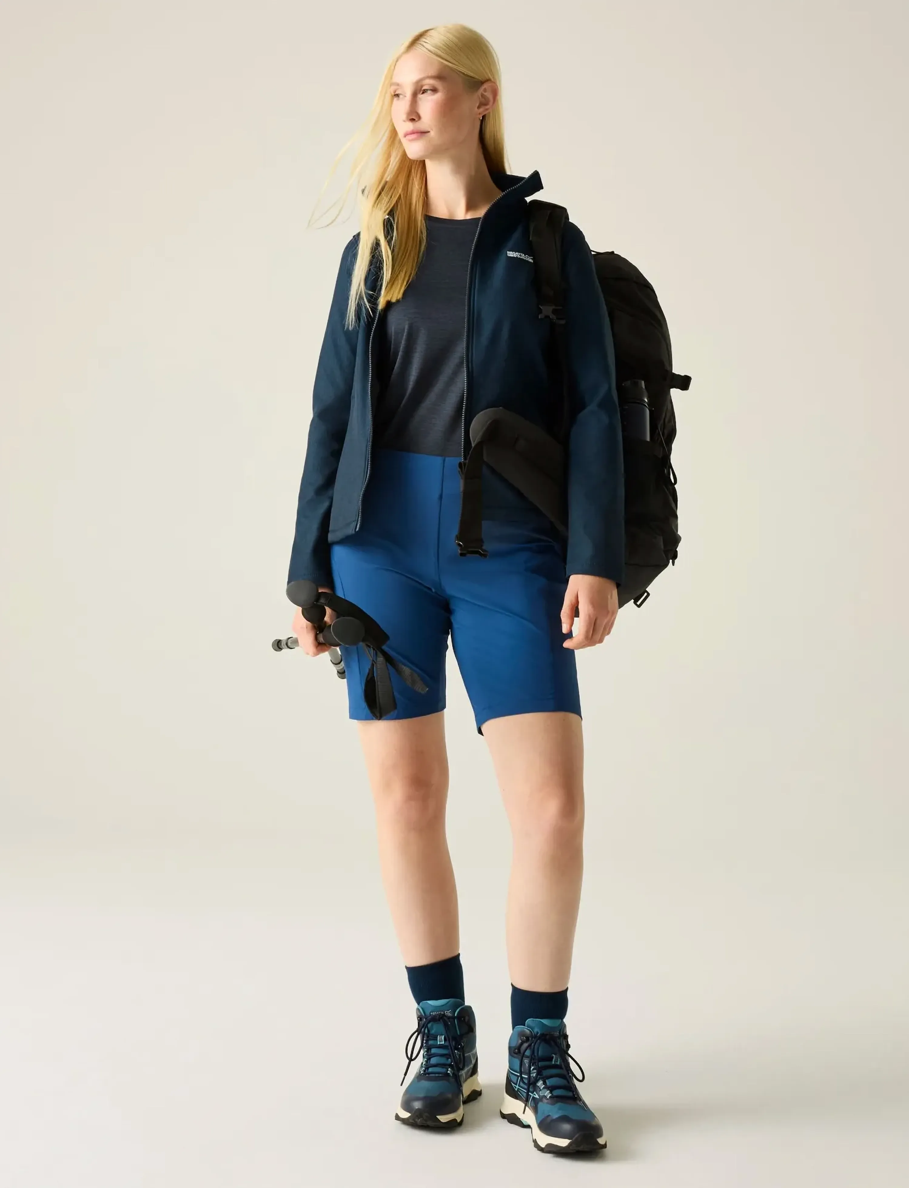 Regatta - Connie V Softshell - ulkoilutakit - navy marl - 5