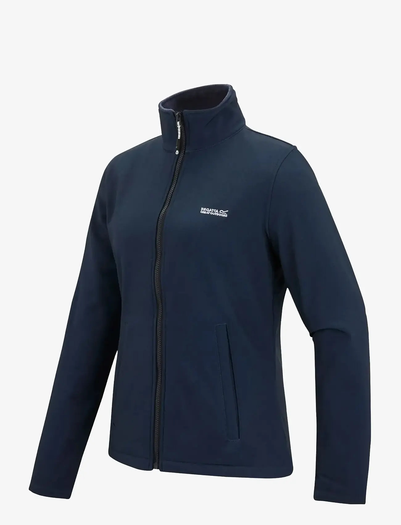 Regatta - Connie V Softshell - outdoor jackets - navy marl - 3
